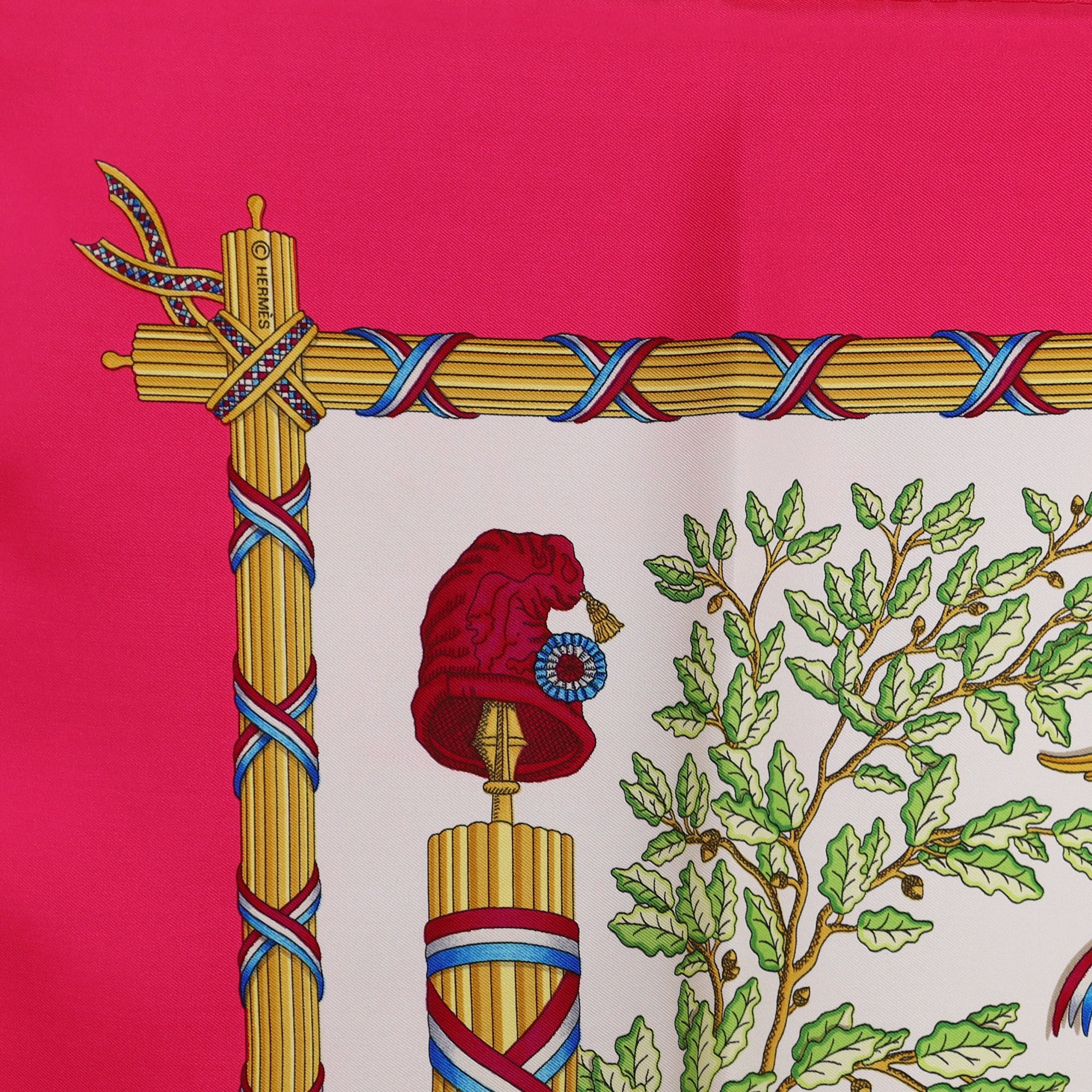 Hermès 1978 République Française Liberté Silk Scarf