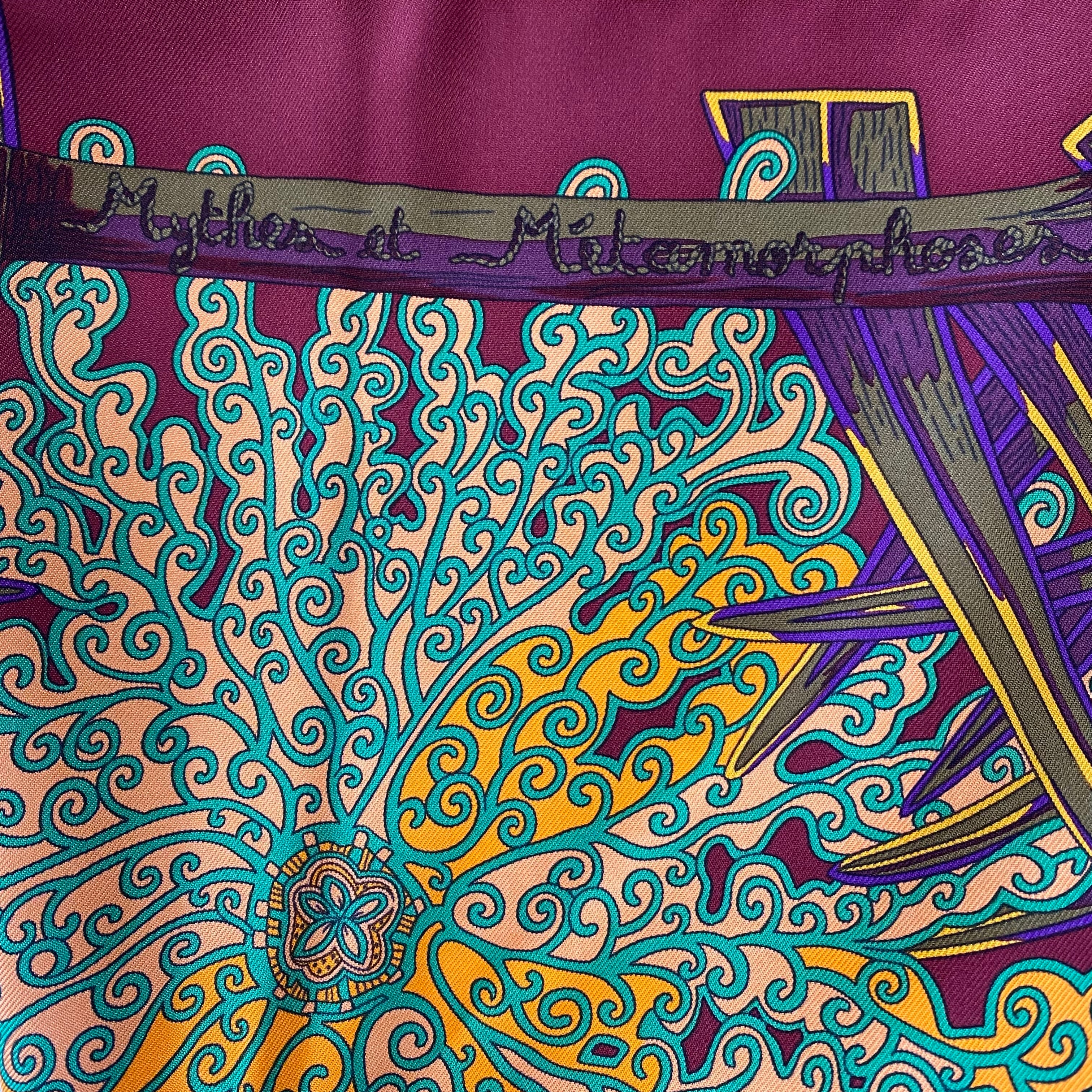 Pristine Boxed Hermès Mythes Et Métamorphoses Silk Scarf