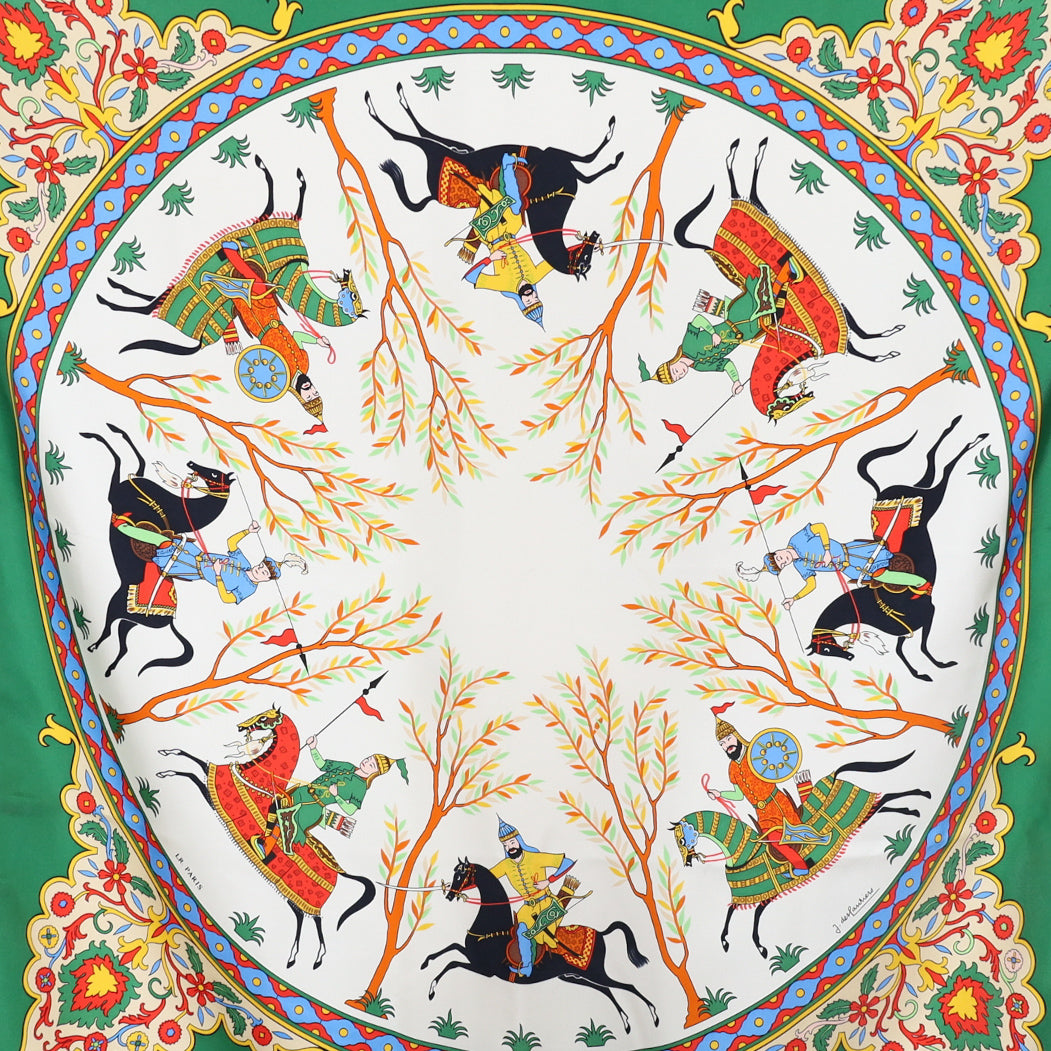 Boxed LR. Paris Silk Scarf