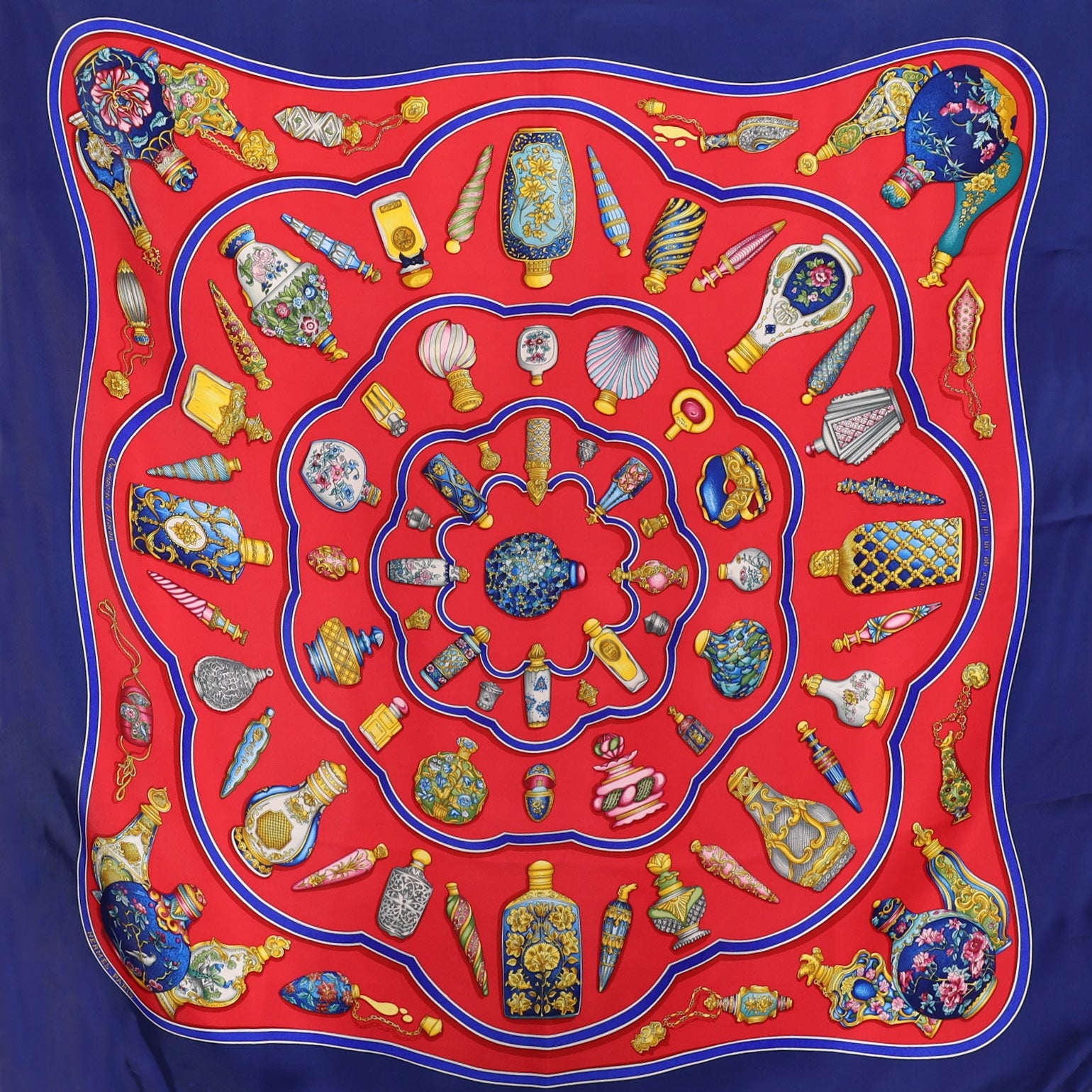 Hermès Qu’ Importe le Flacon Silk Scarf
