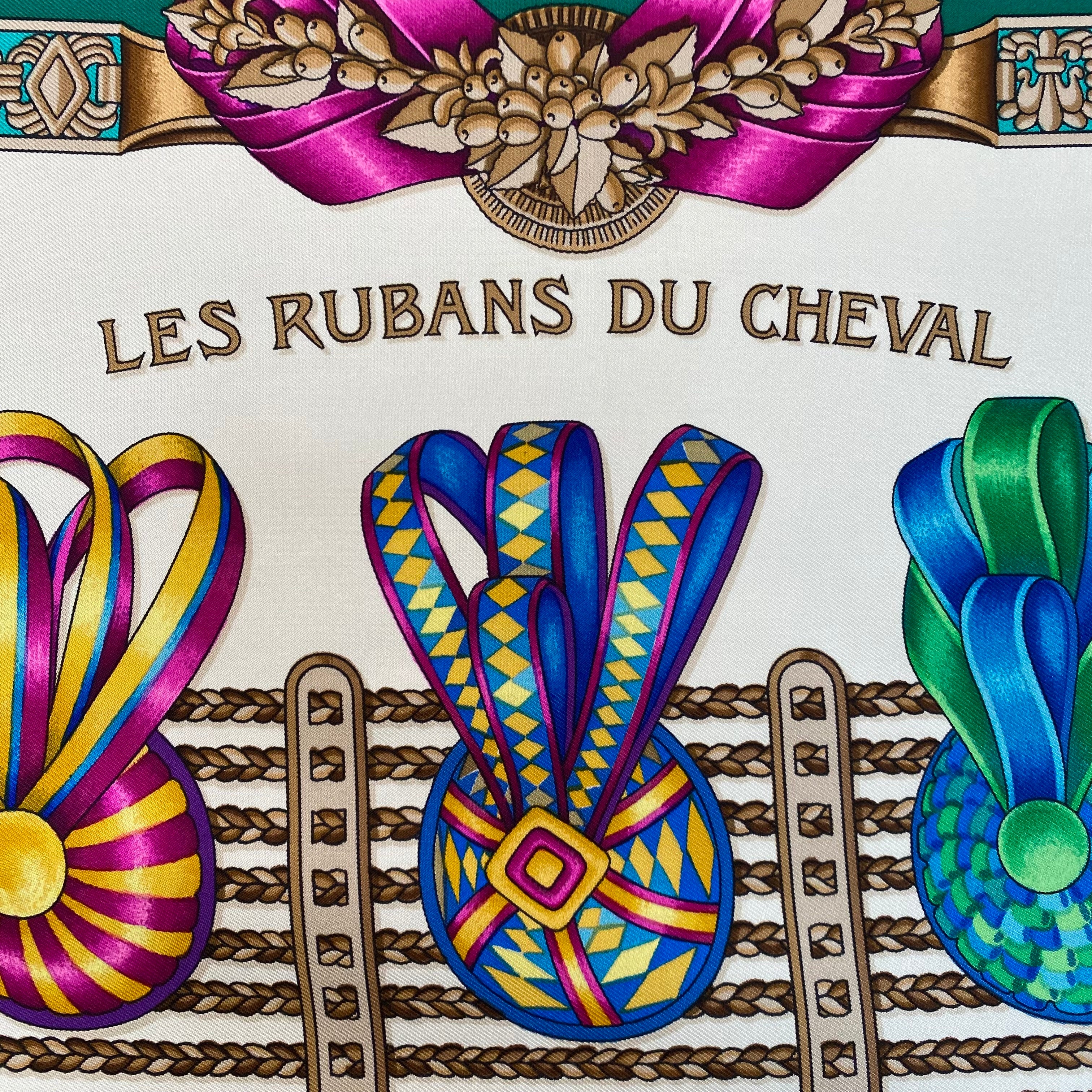 Hermès Les Rubans du Cheval Silk Scarf