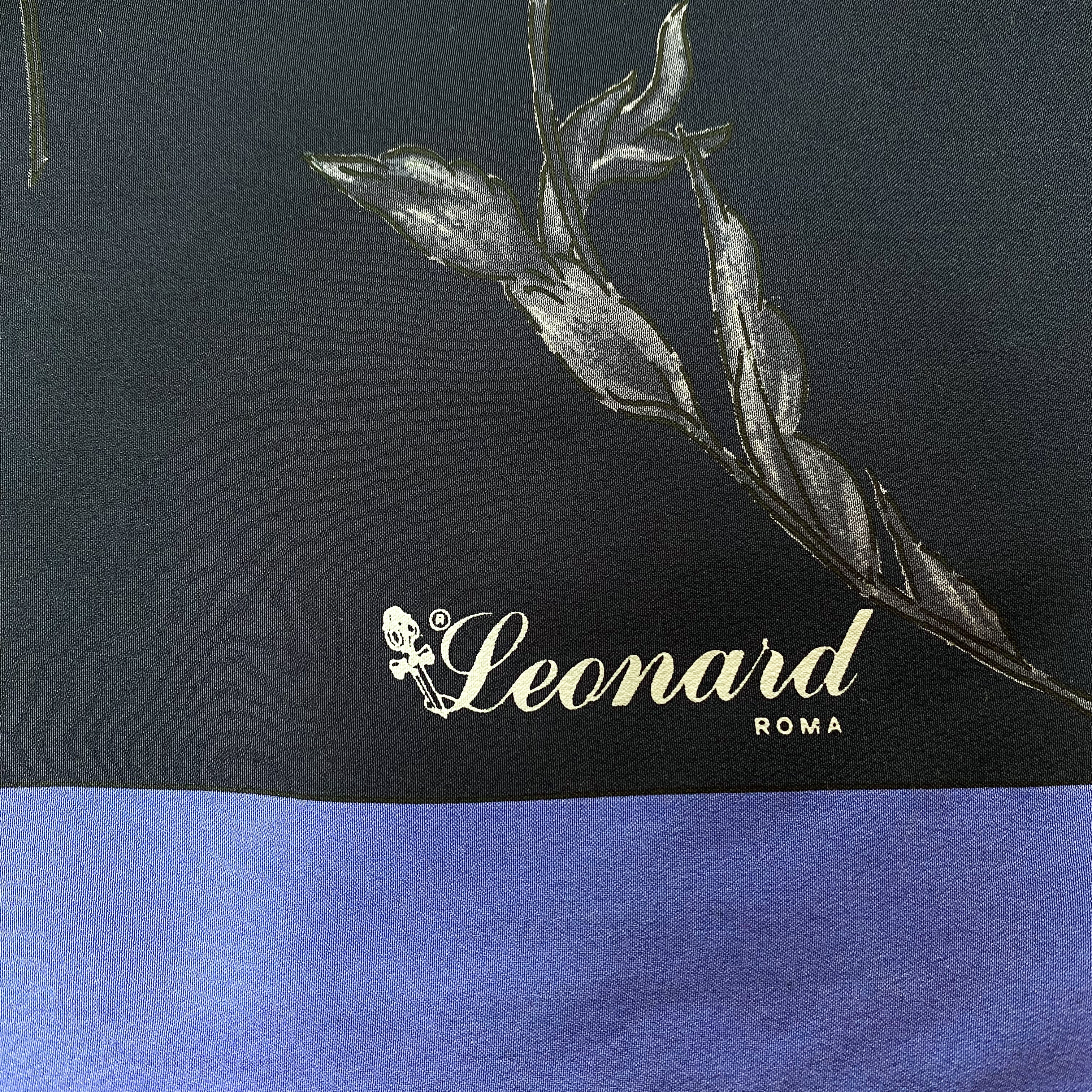 Leonard Roma Floral Silk Scarf