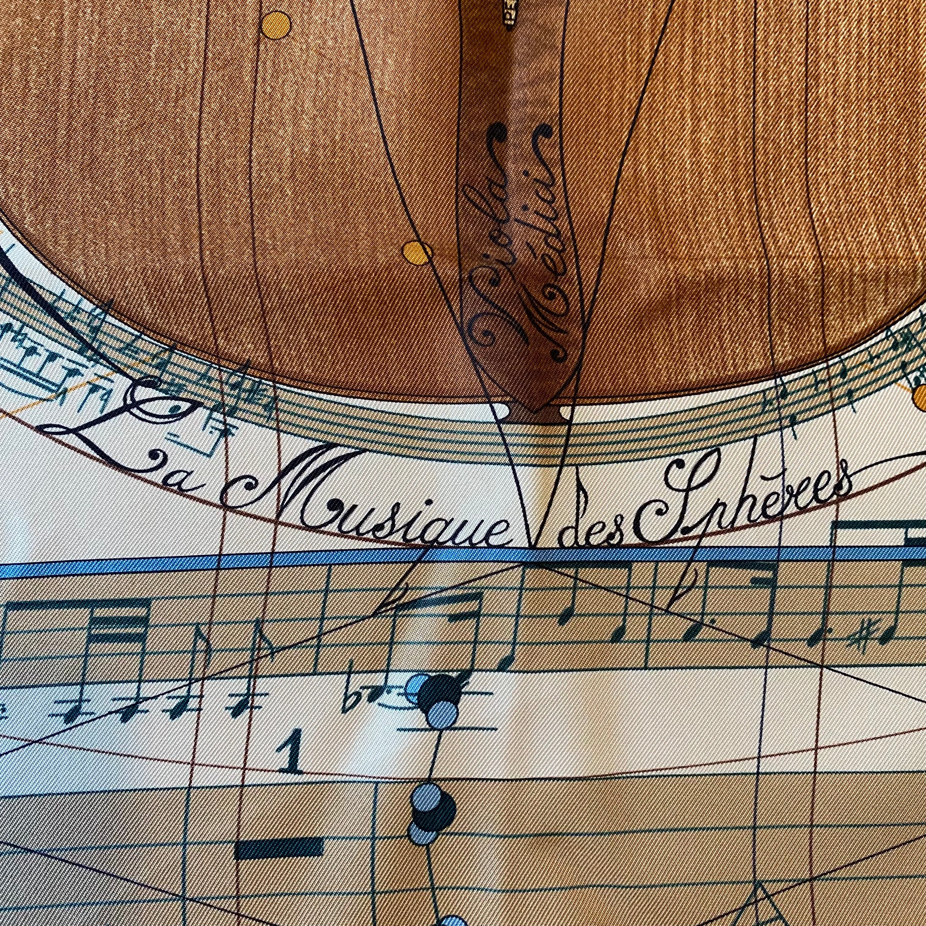 Hermès La Musique des Sphères Silk Scarf