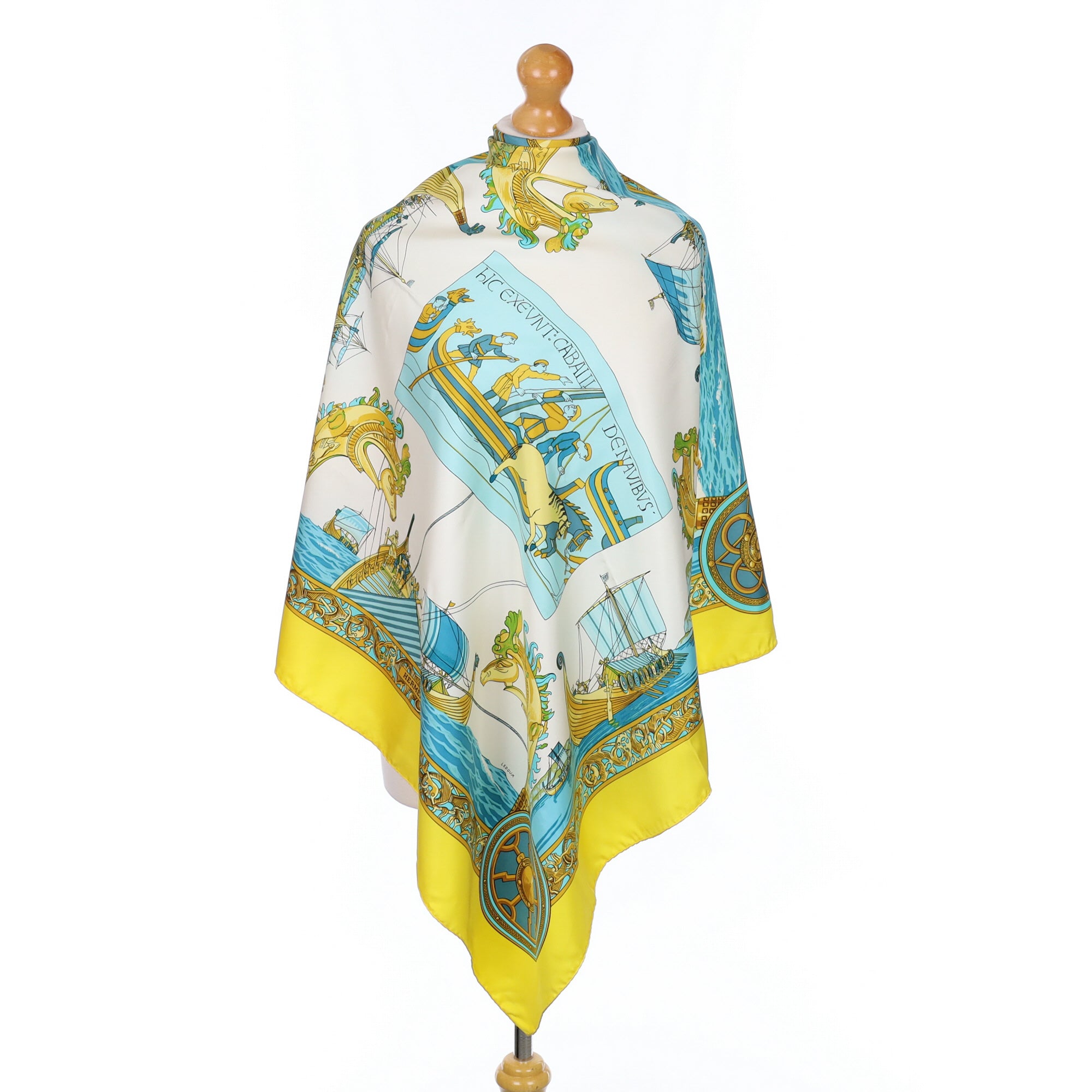 Hermès Les Normands Silk Scarf