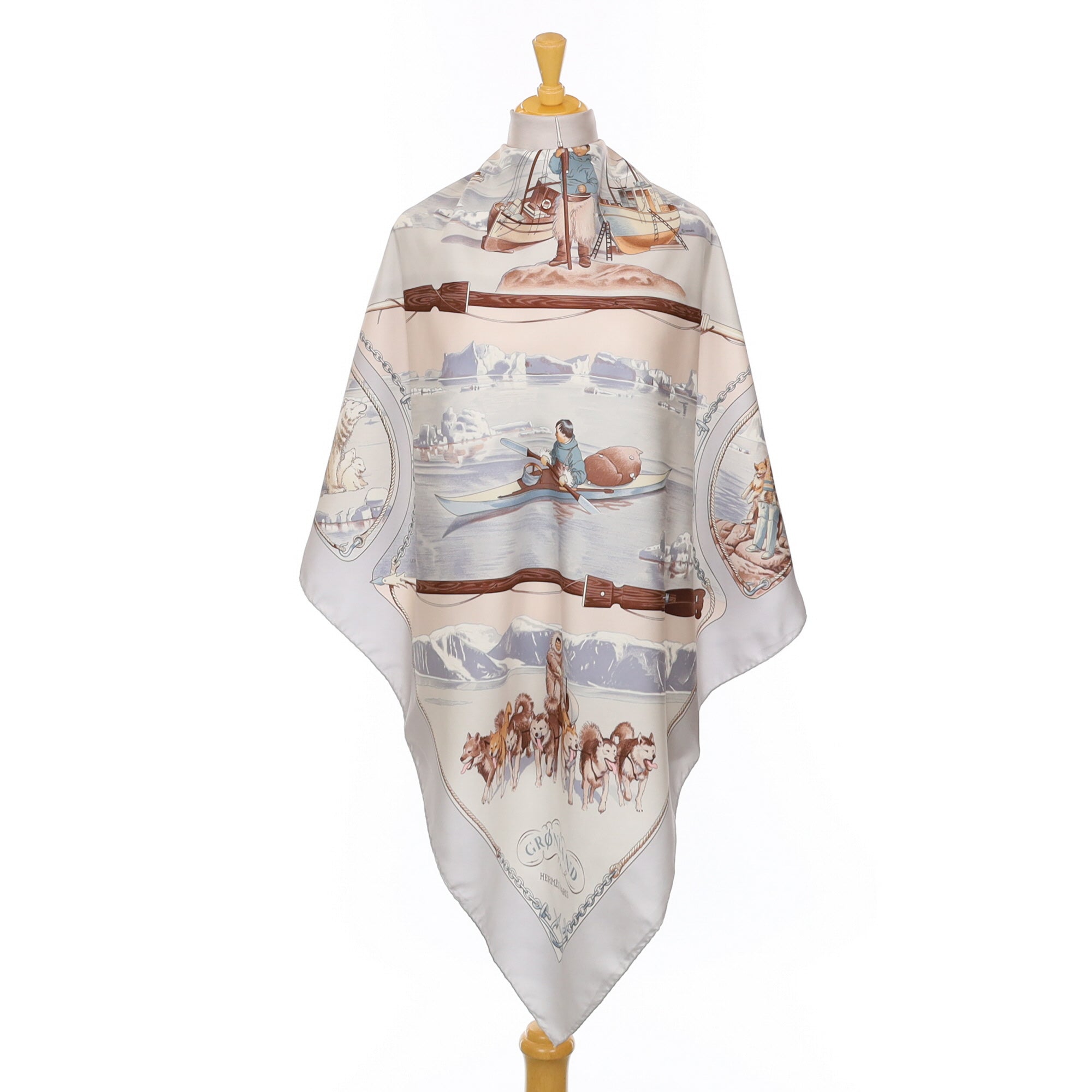 Hermès Grønland Silk Scarf