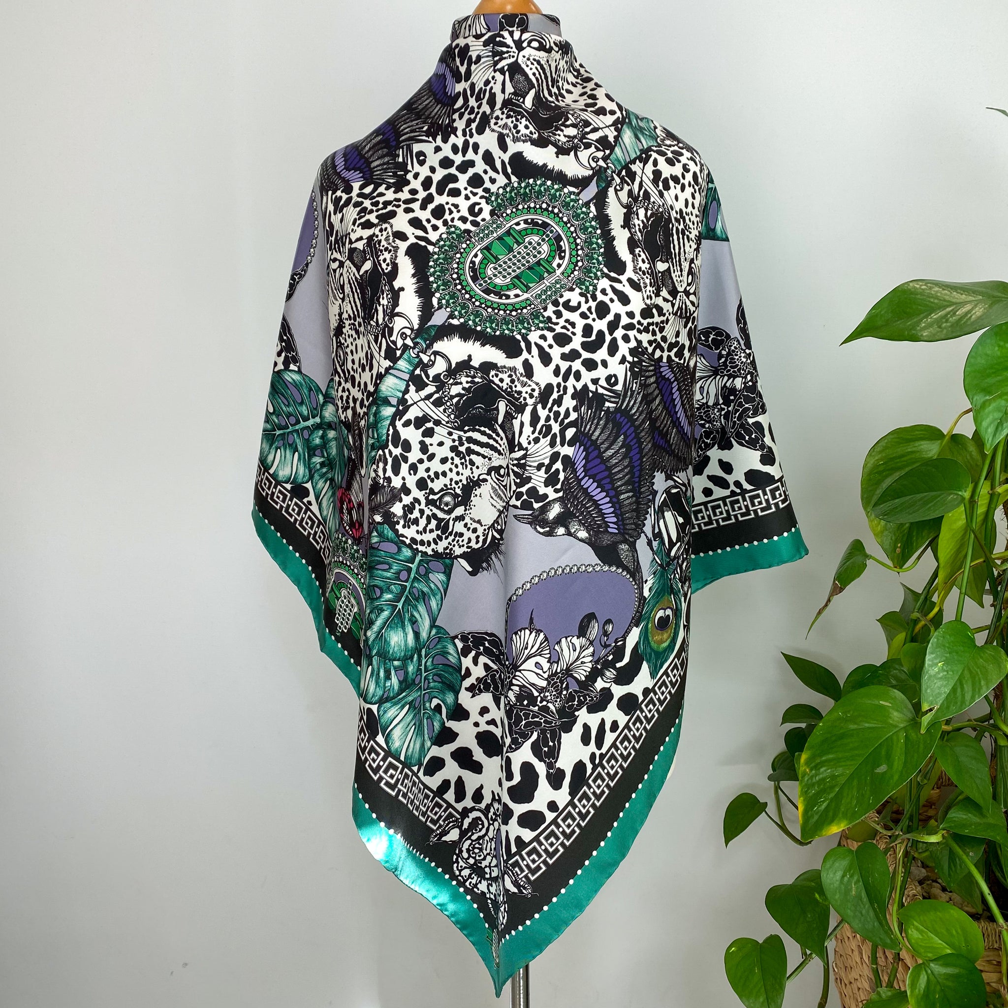 Emily McCarthy Hand-Stitched Silk Scarfette main image 1