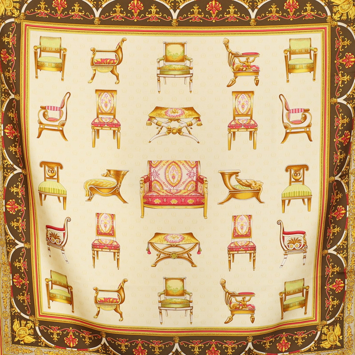 Brand New Boxed Gucci Silk Scarf
