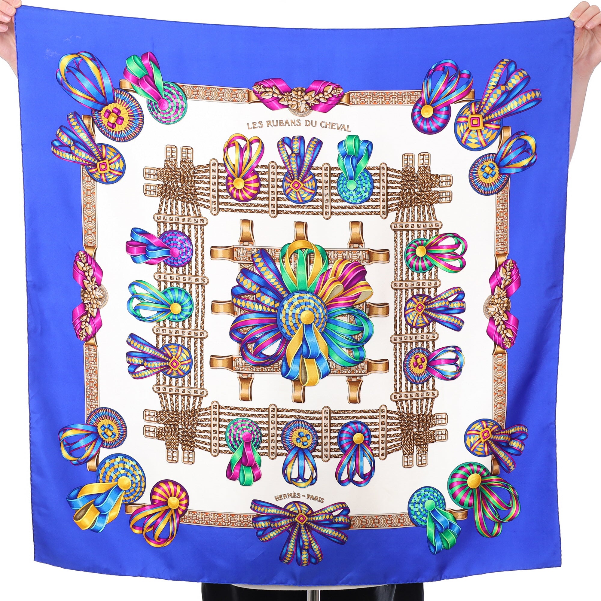 Hermès Les Rubans du Cheval Silk Scarf