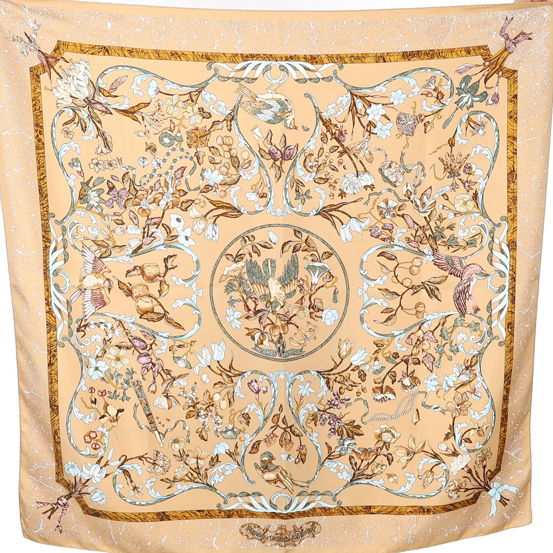Boxed Hermès Pierres D’orient et D’occident Silk Scarf Quite Rare