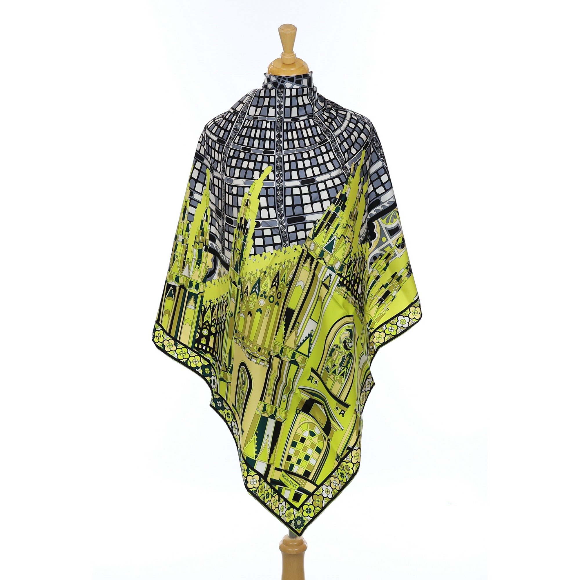 Brand New Boxed Emilio Pucci Milan Silk Scarf