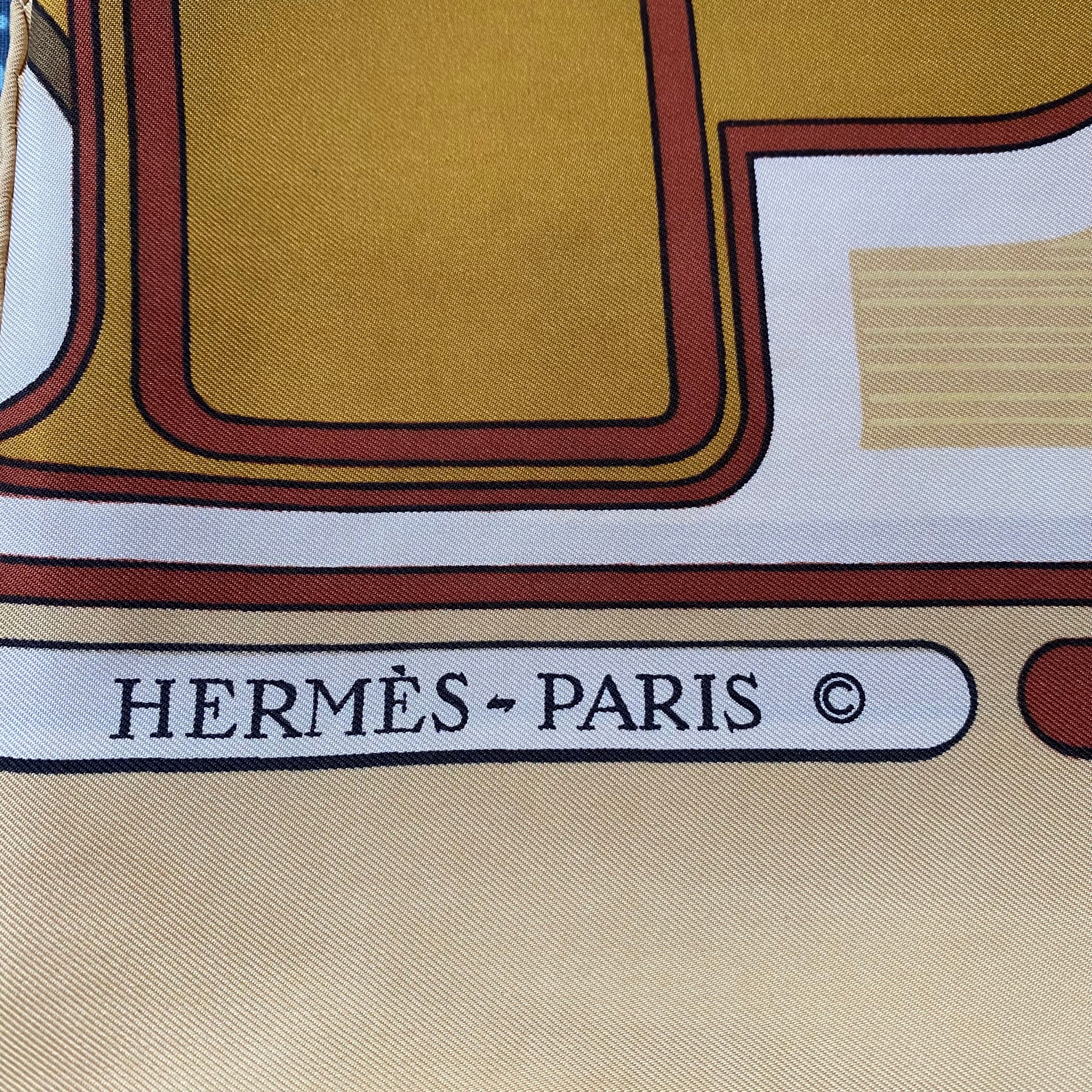 Hermès Les Coupès Silk Scarf