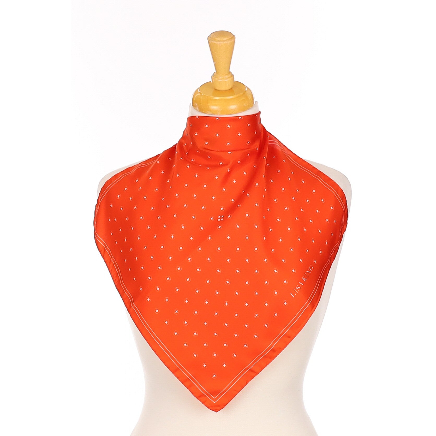 Lisa King Red Pocket Square