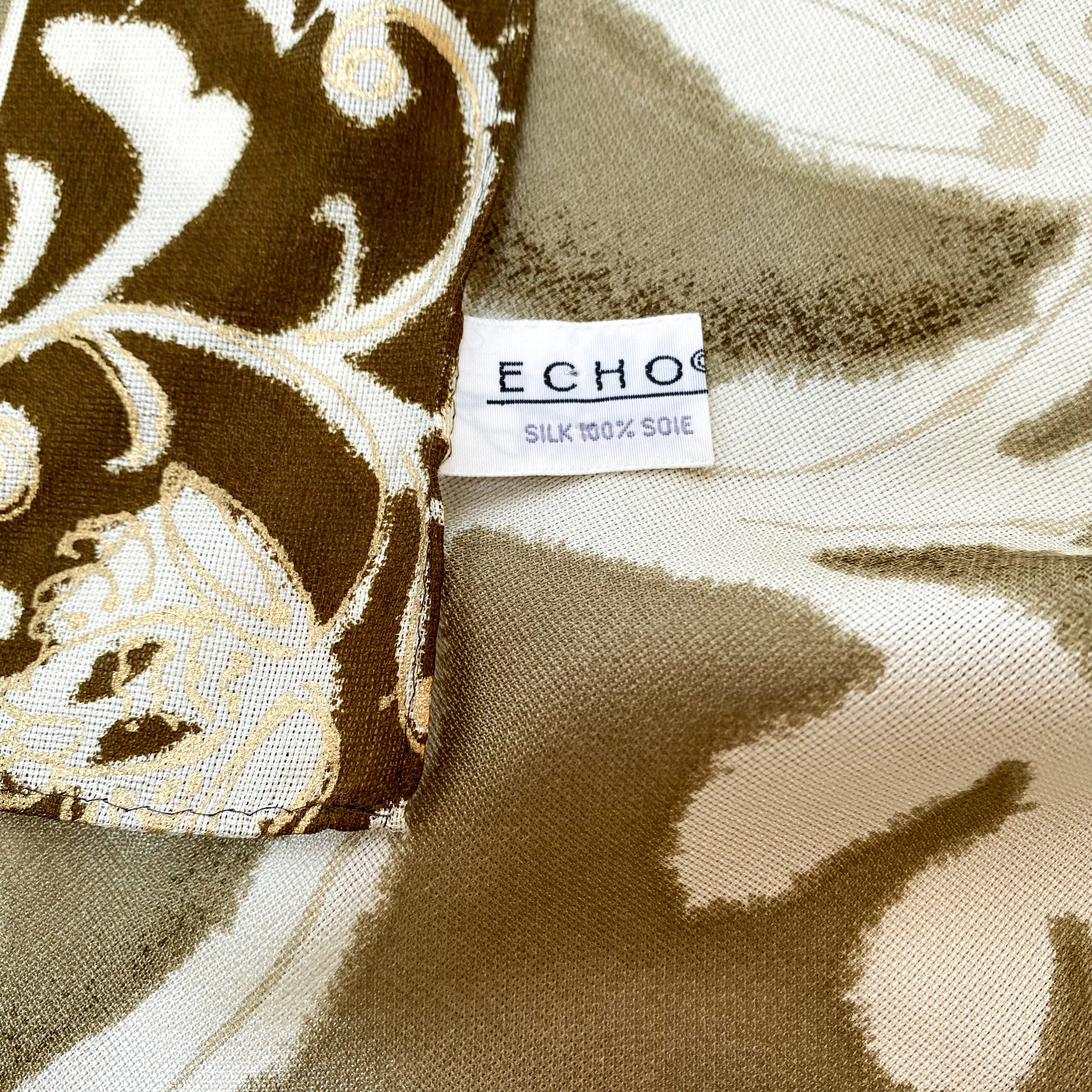 Echo Silk Scarf