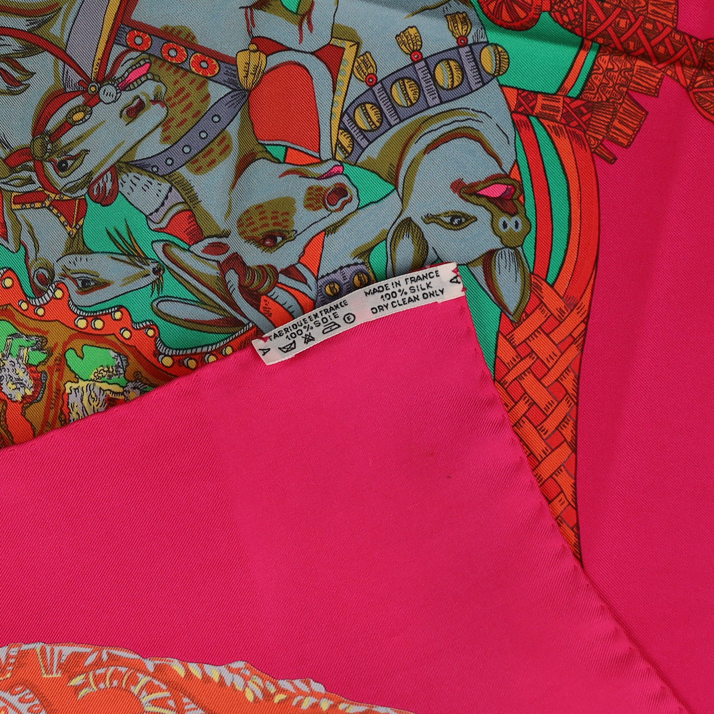 Brand New Boxed Tournez Manège Hermès Silk Scarf