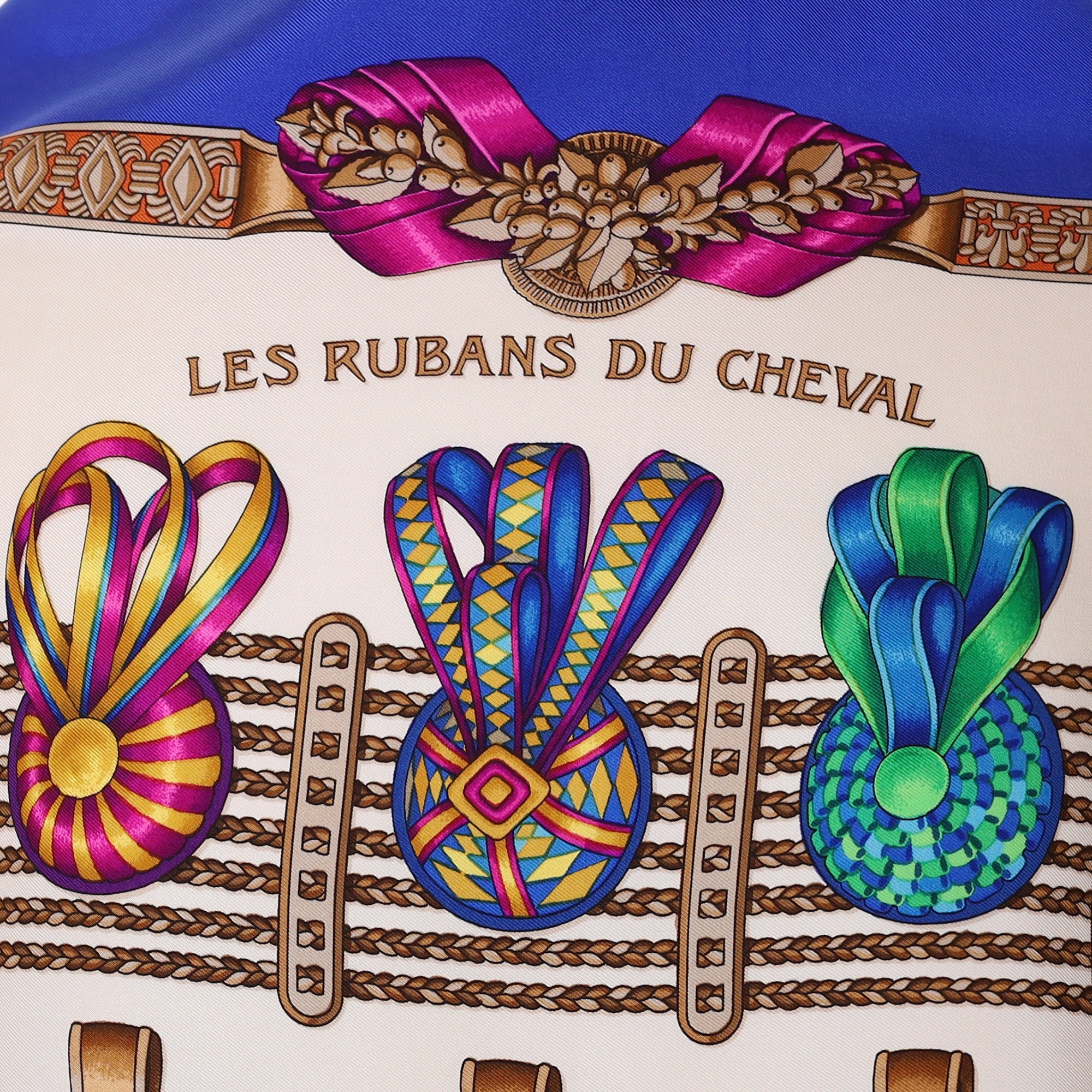 Hermès Les Rubans du Cheval Silk Scarf