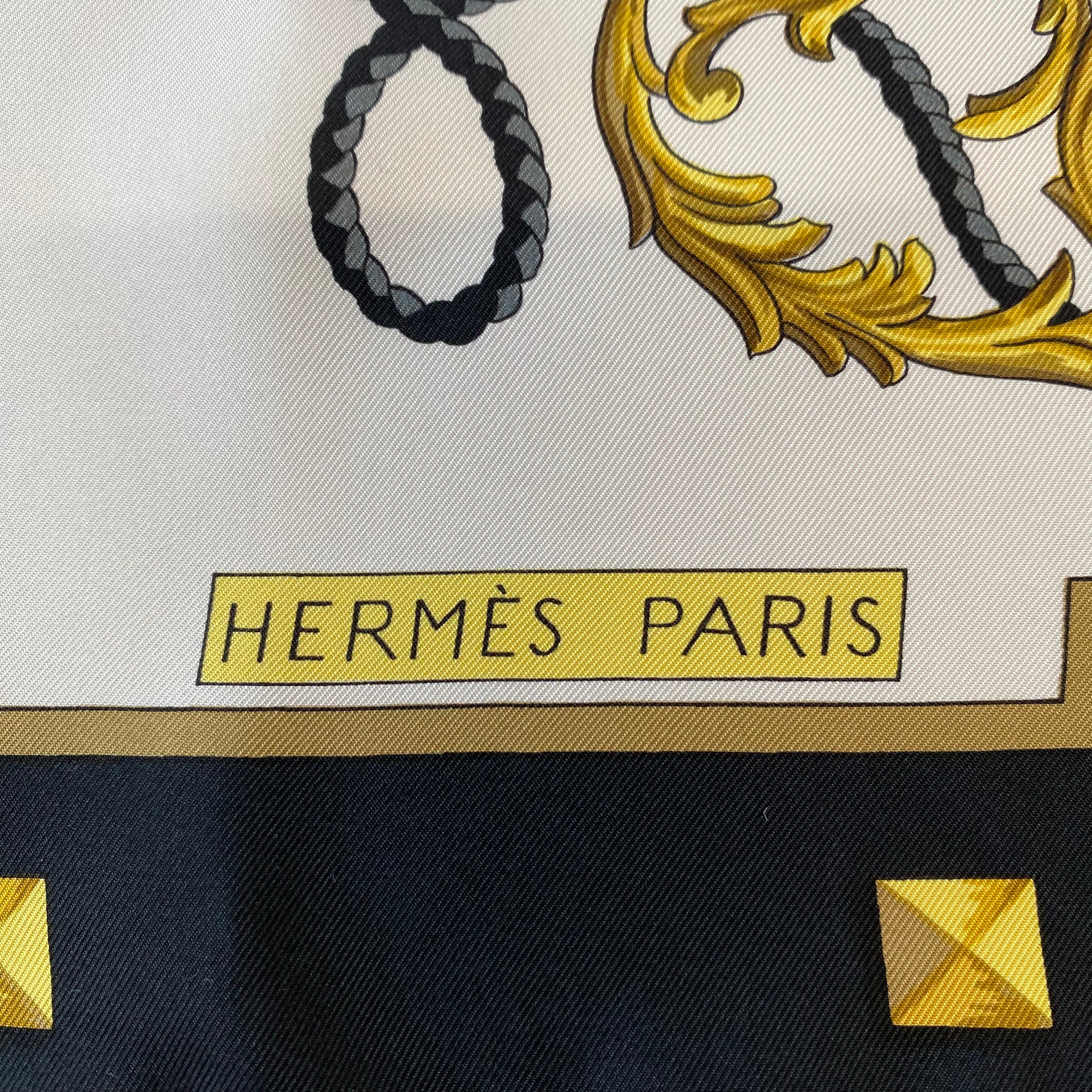 Hermès Les Clefs Silk Scarf