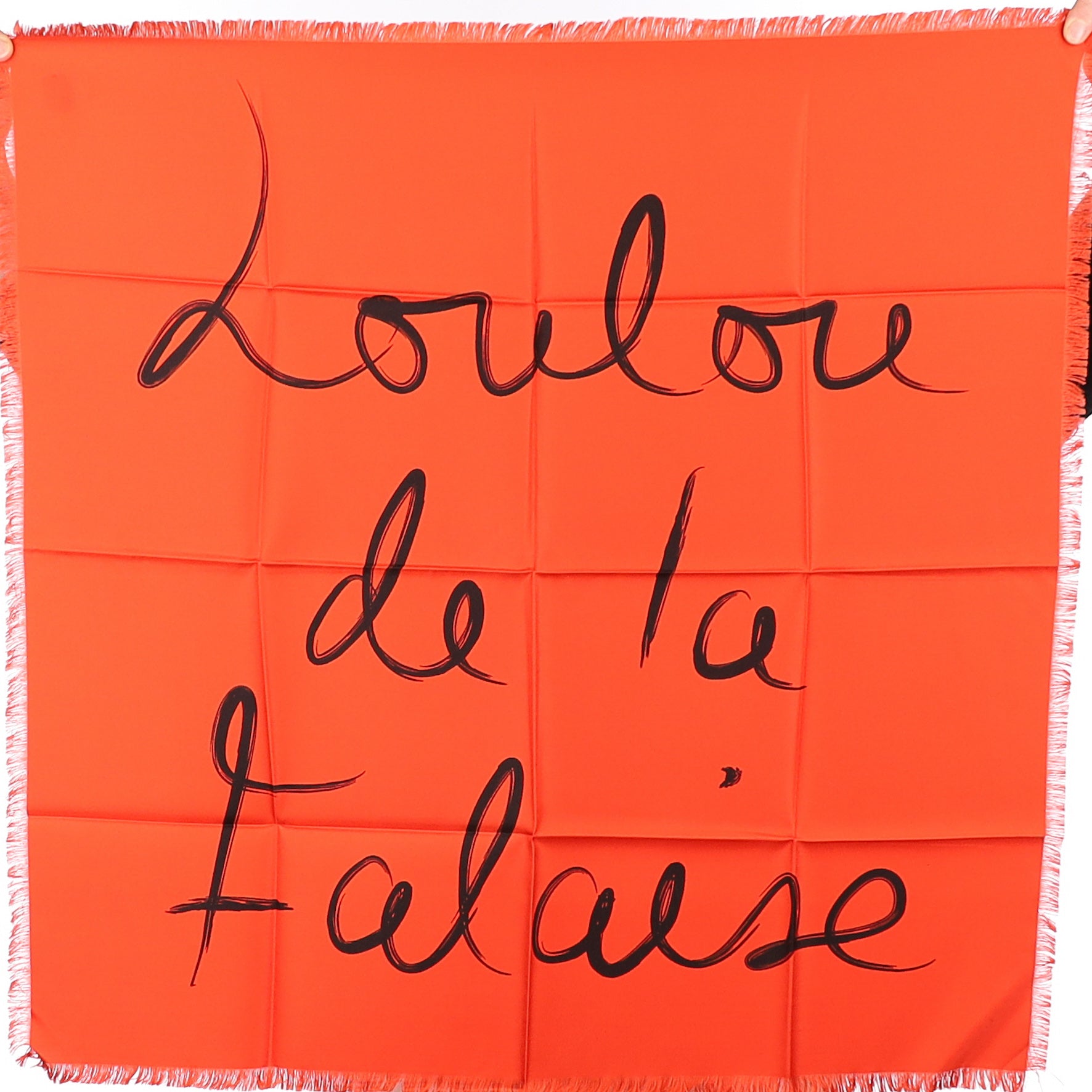 Brand New Boxed Red Loulou de la Falaise Vintage Silk Scarf