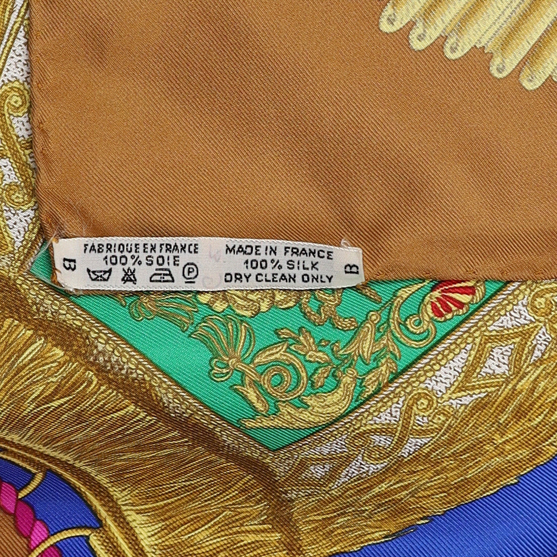 Hermès Poste et Cavalerie Silk Scarf