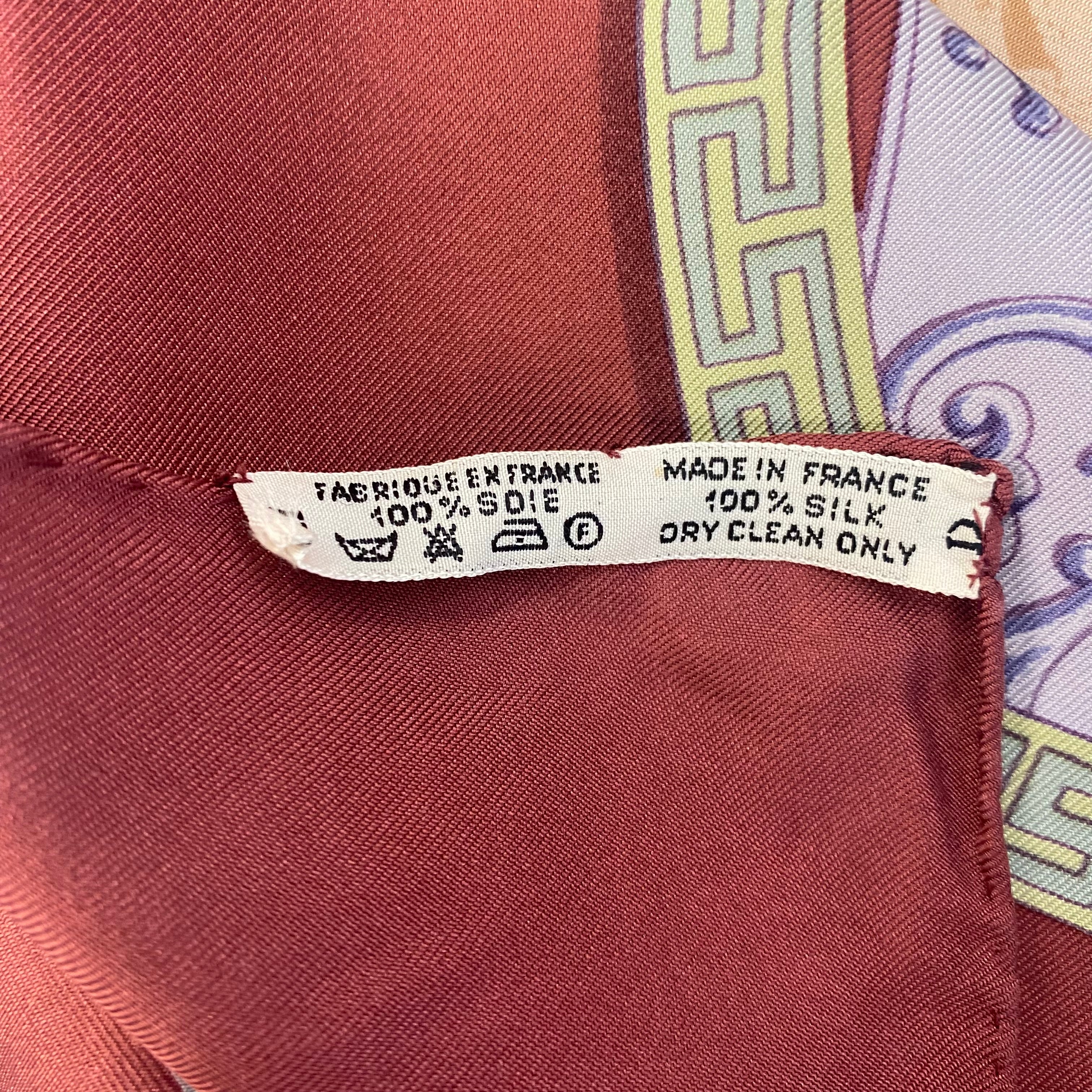 Hermès Charreda Silk Scarf