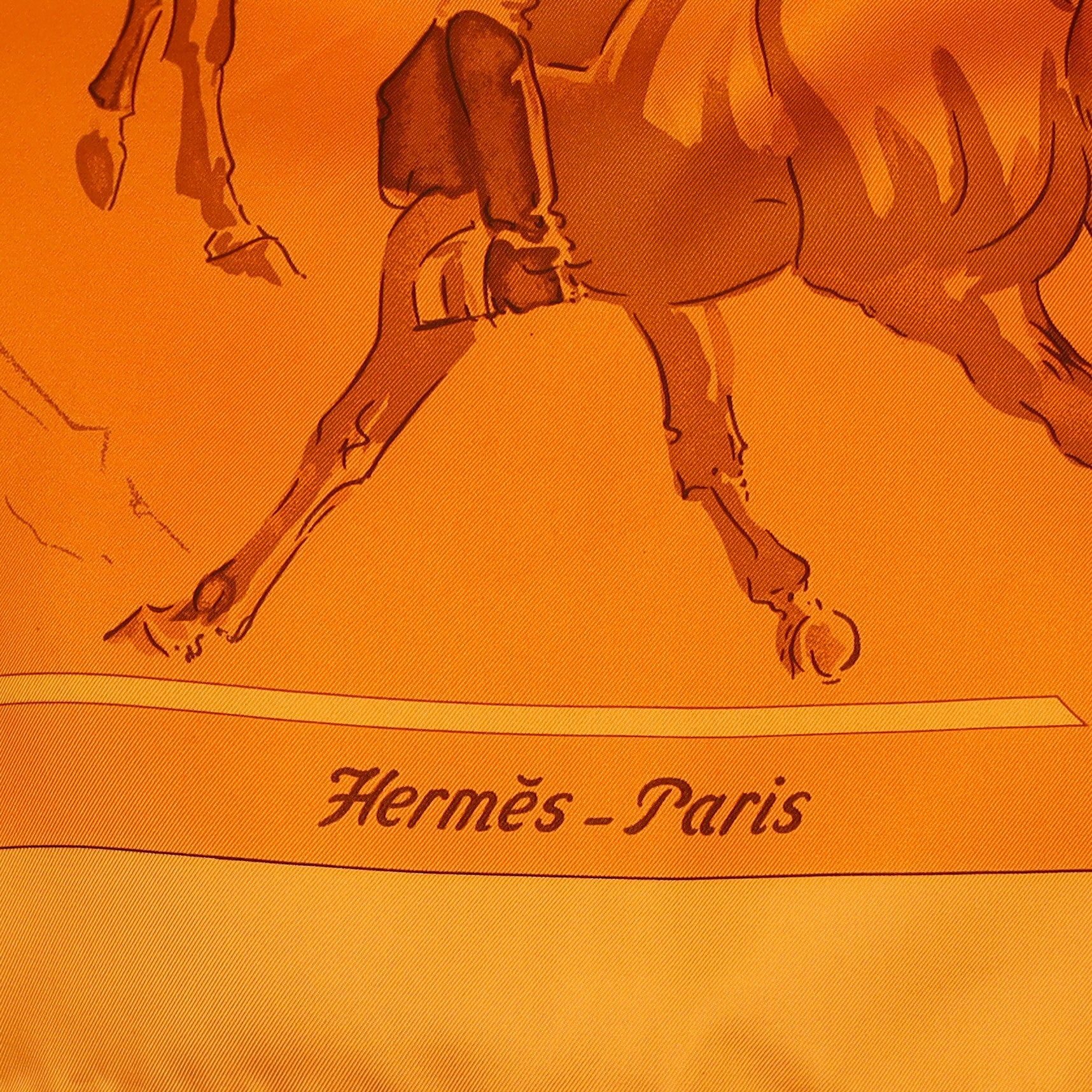 Pristine Hermès Ballet Équestre Silk Scarf Quite Rare