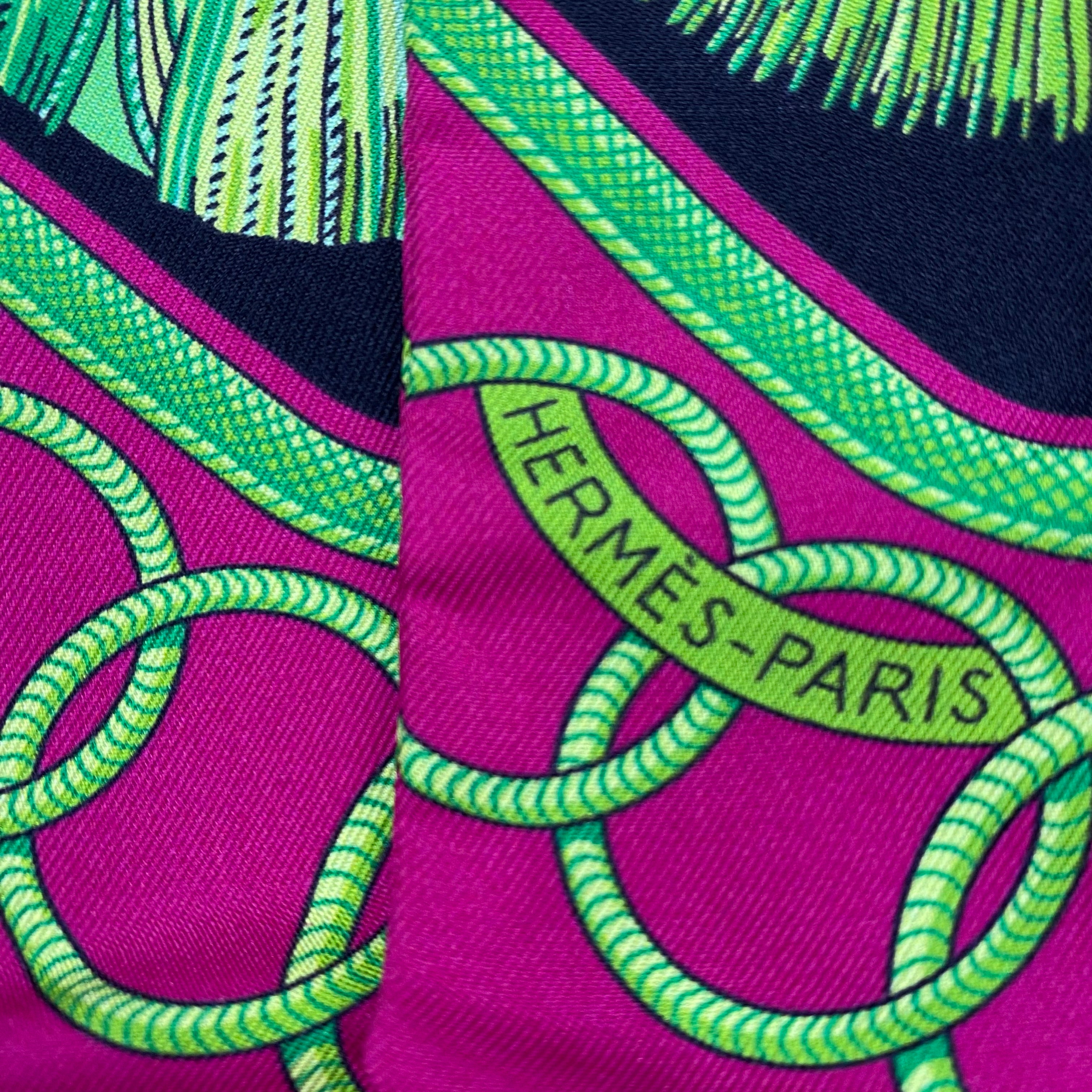 Pristine Boxed Hermès Epaulettes Twill Silk Scarf