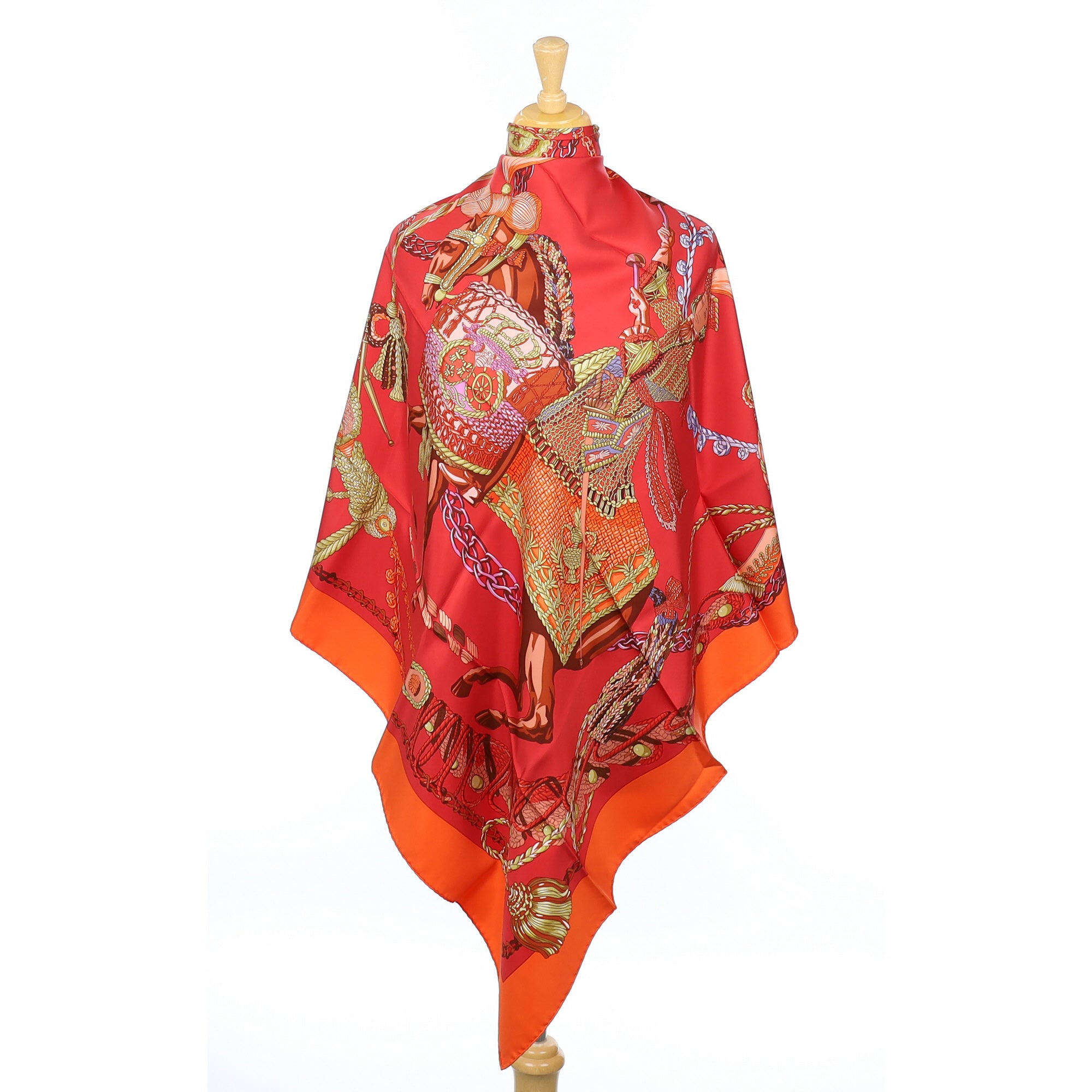 Hermès Le Timbalier Silk Scarf Quite Rare