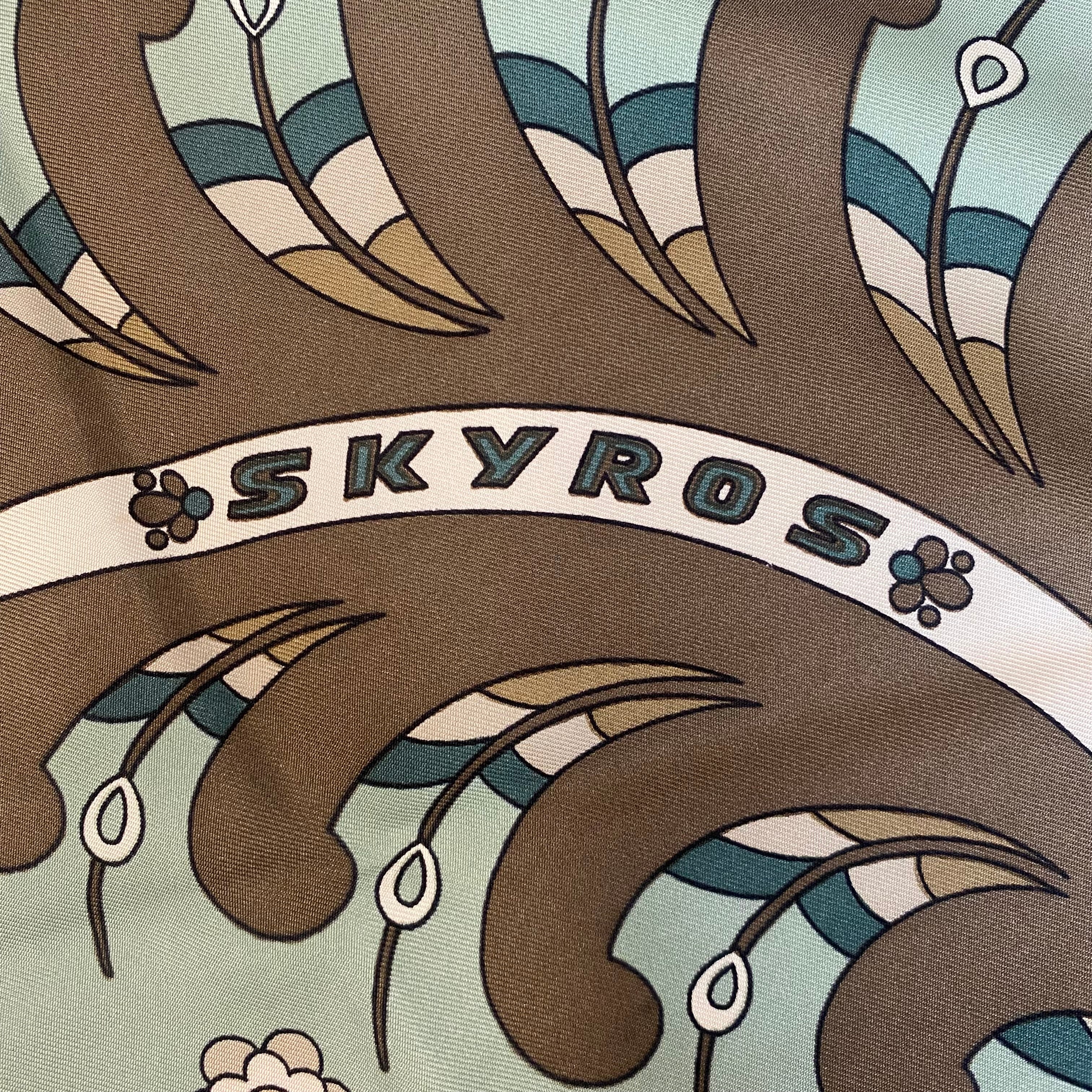 Hermès Skyros Silk Scarf