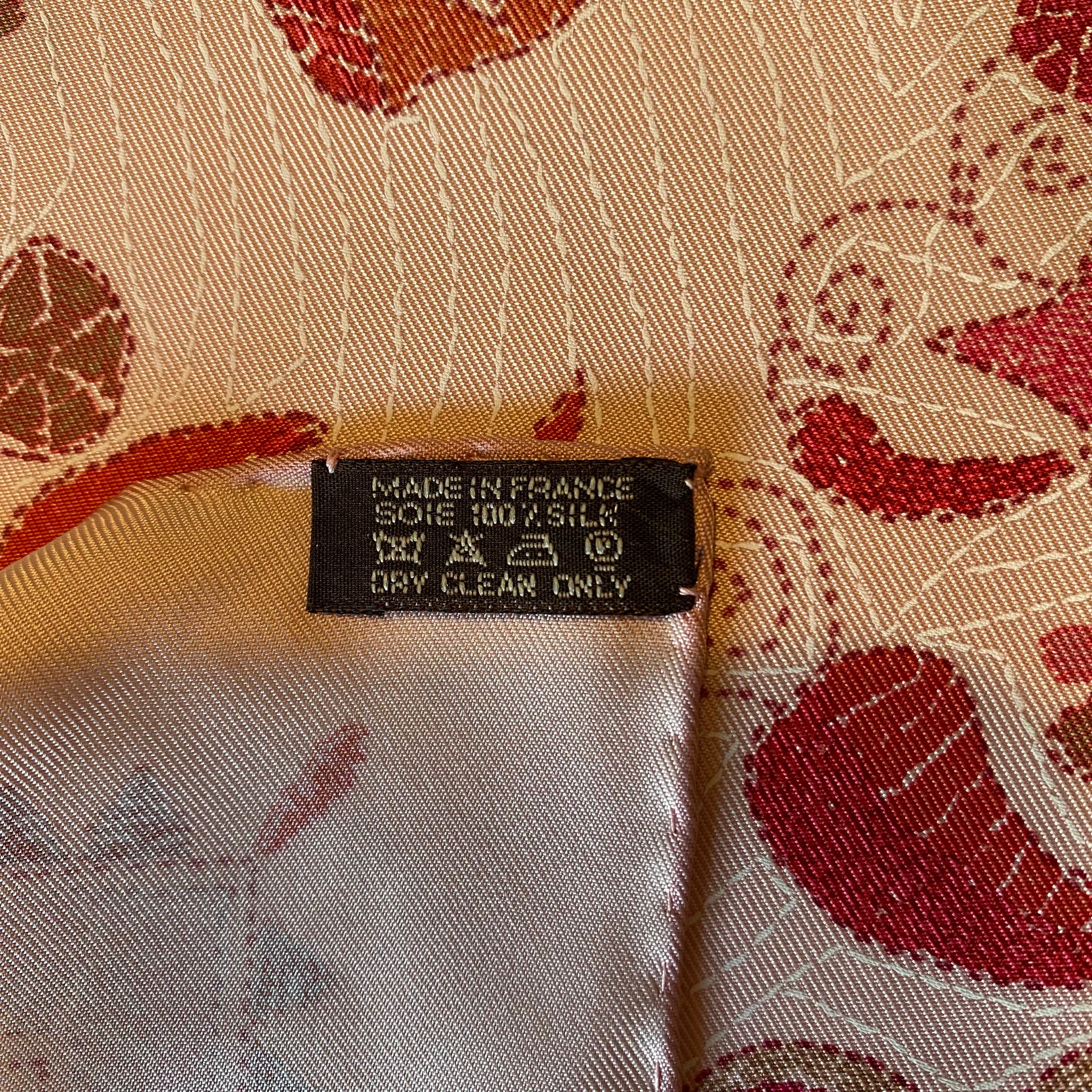 Pristine Hermès Carré Kantha Silk Scarf Quite Rare