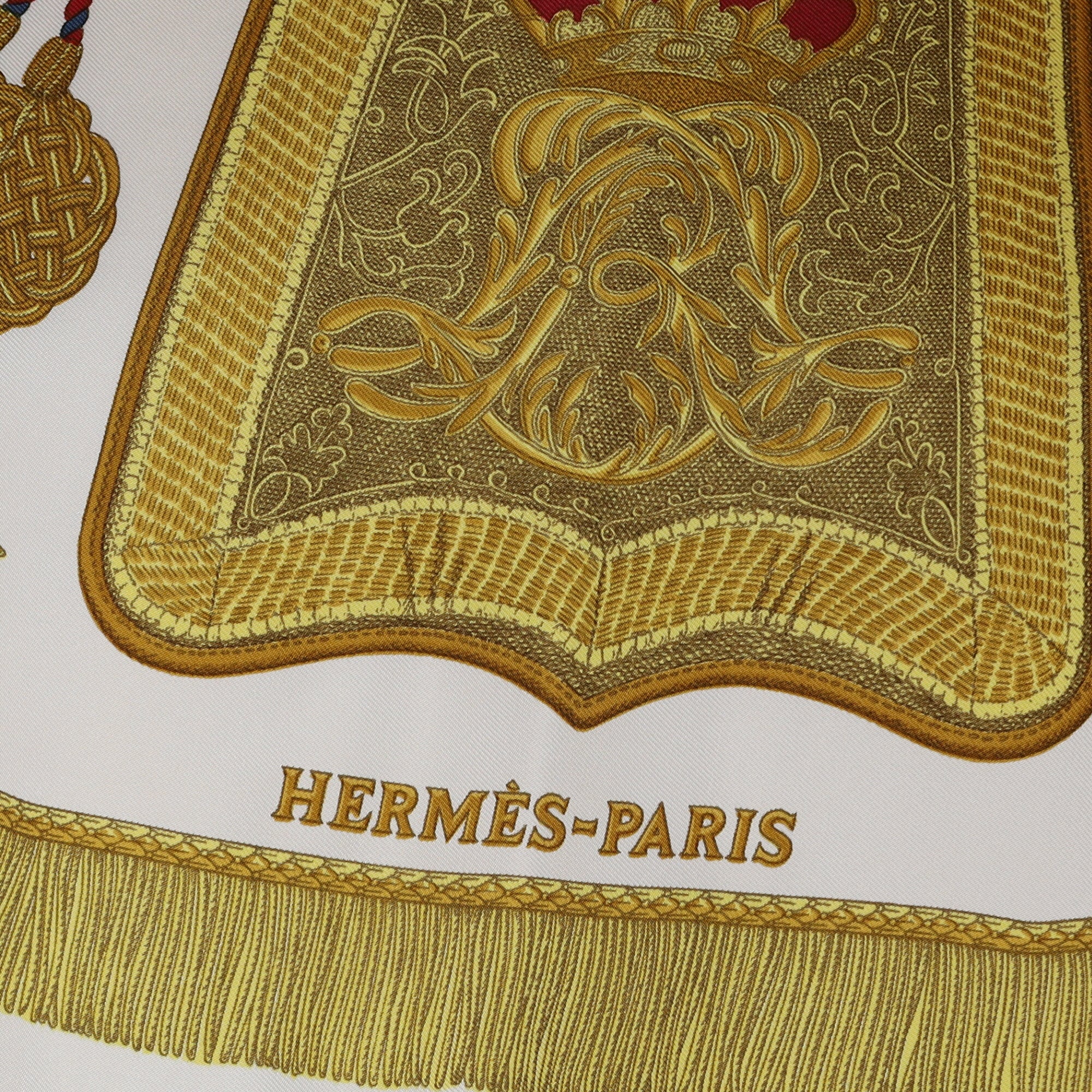 Hermès Poste Et Cavalerie Silk Scarf