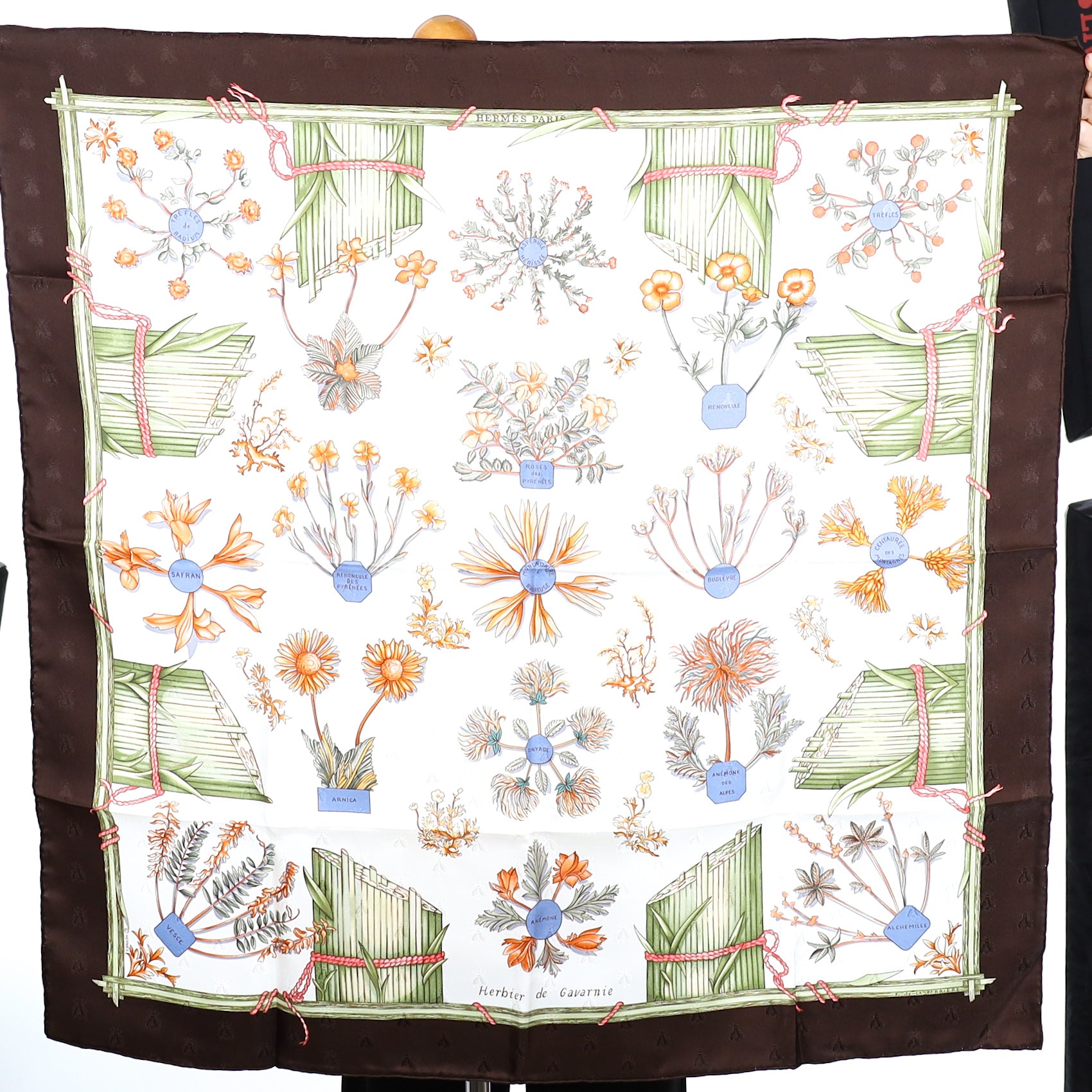 Brand New Boxed Hermès Herbier de Gavarnie Silk Scarf Quite Rare