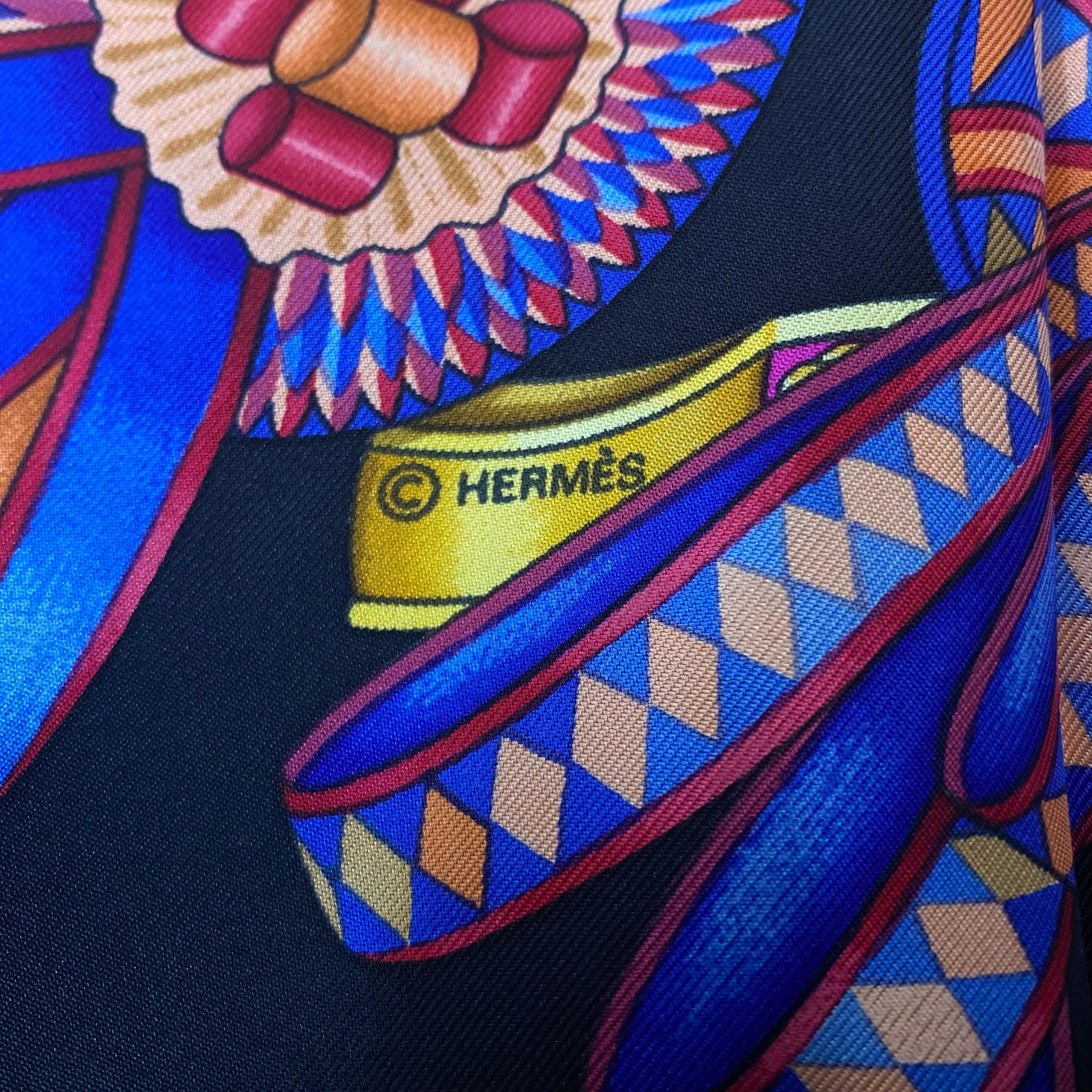 Hermès Les Rubans Du Cheval Silk Scarf