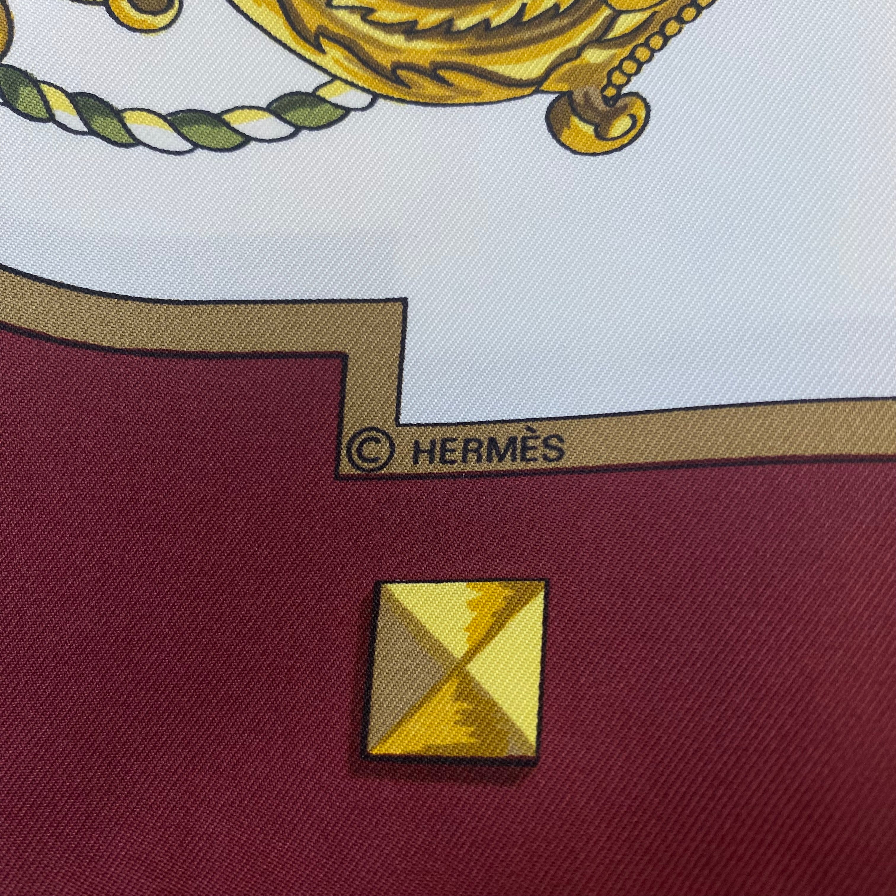 Hermès Les Clefs Silk Scarf