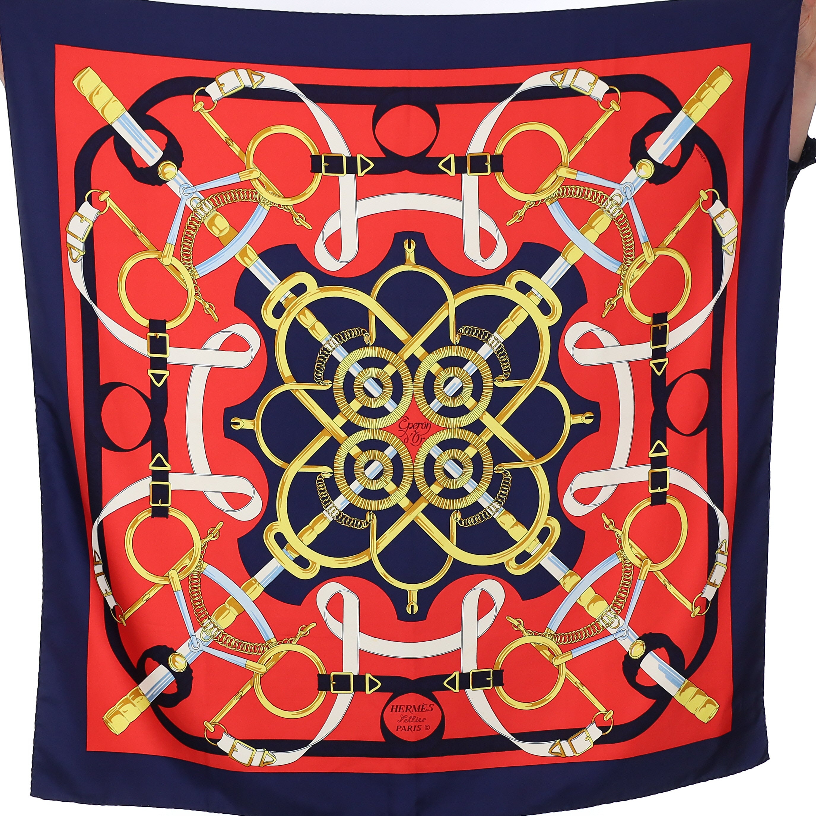 Hermès Eperon D’or Silk Scarf