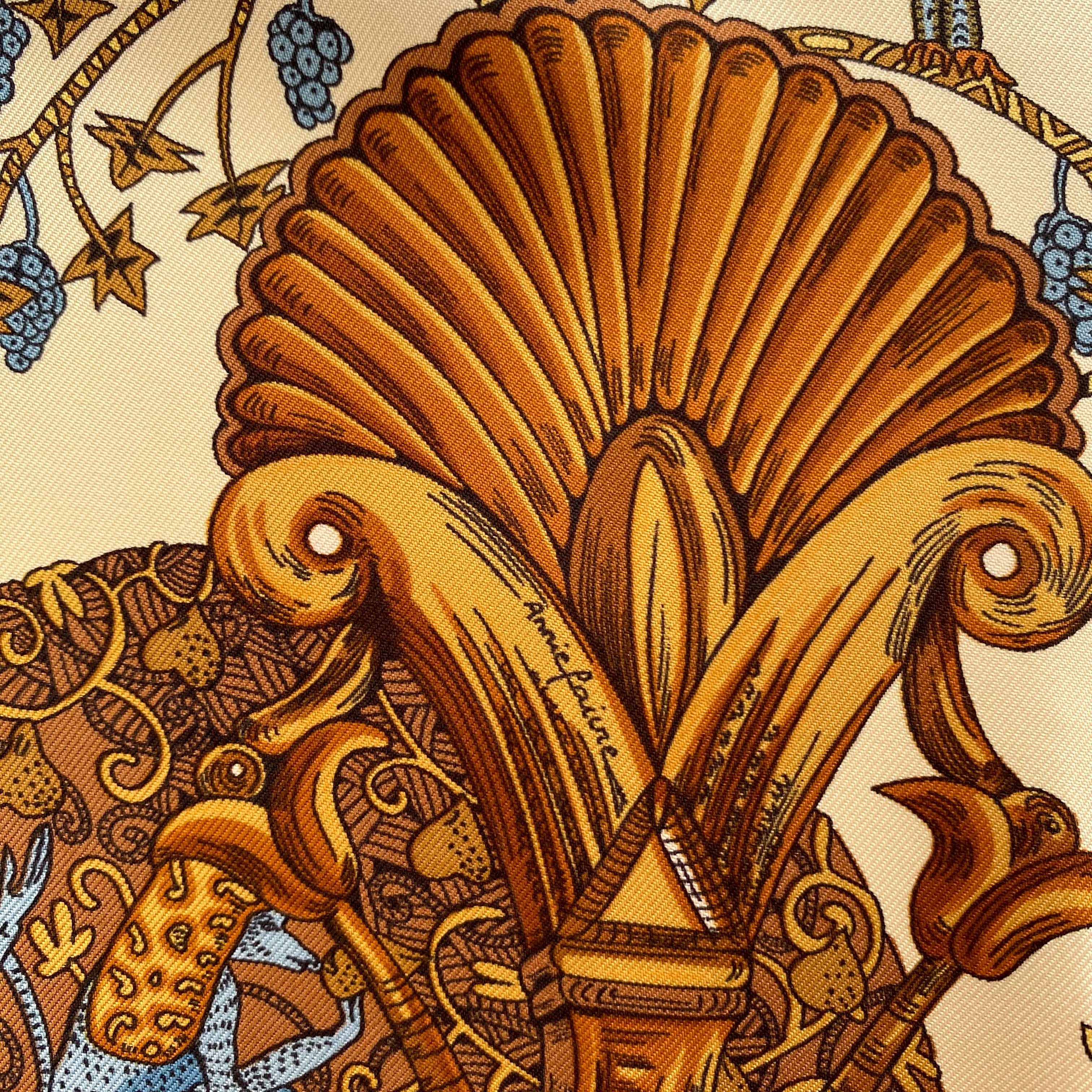 Hermès Les Legendes de L’arbre Silk Scarf