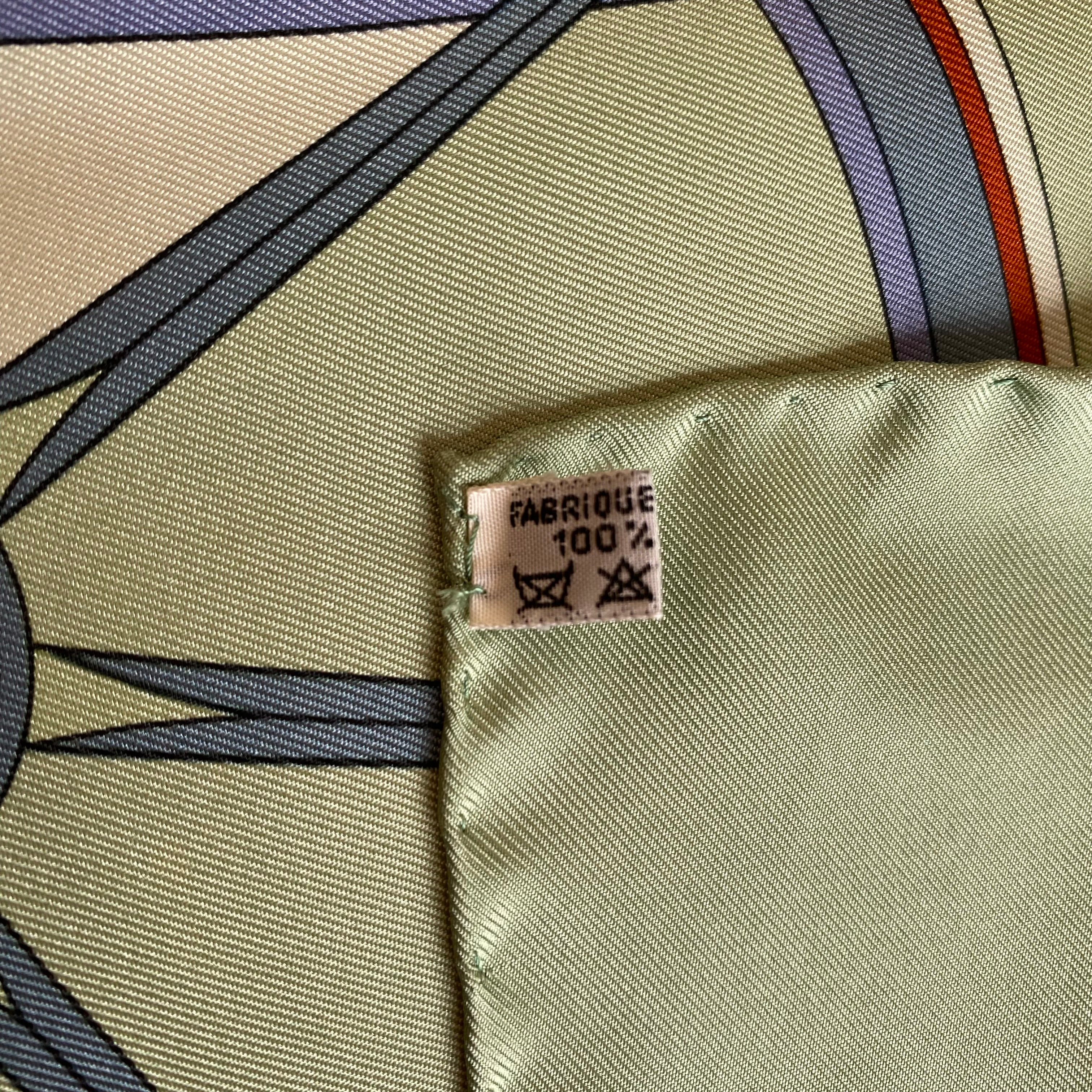 Hermès Washington’s Carriage Silk Scarf