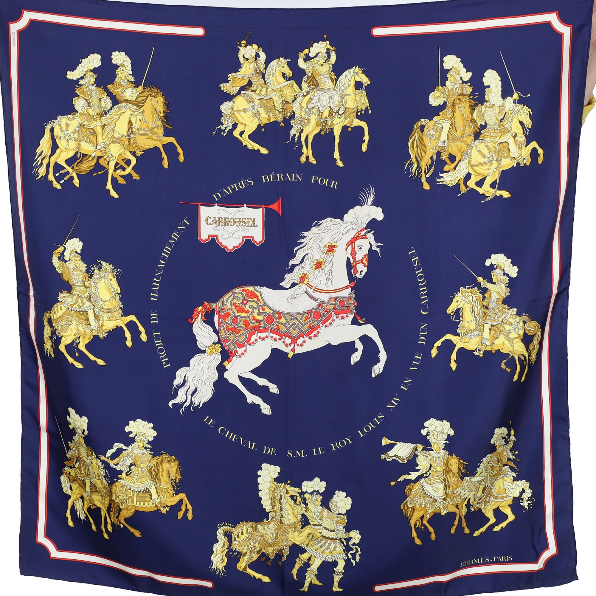 Hermès Carrousel Silk Scarf