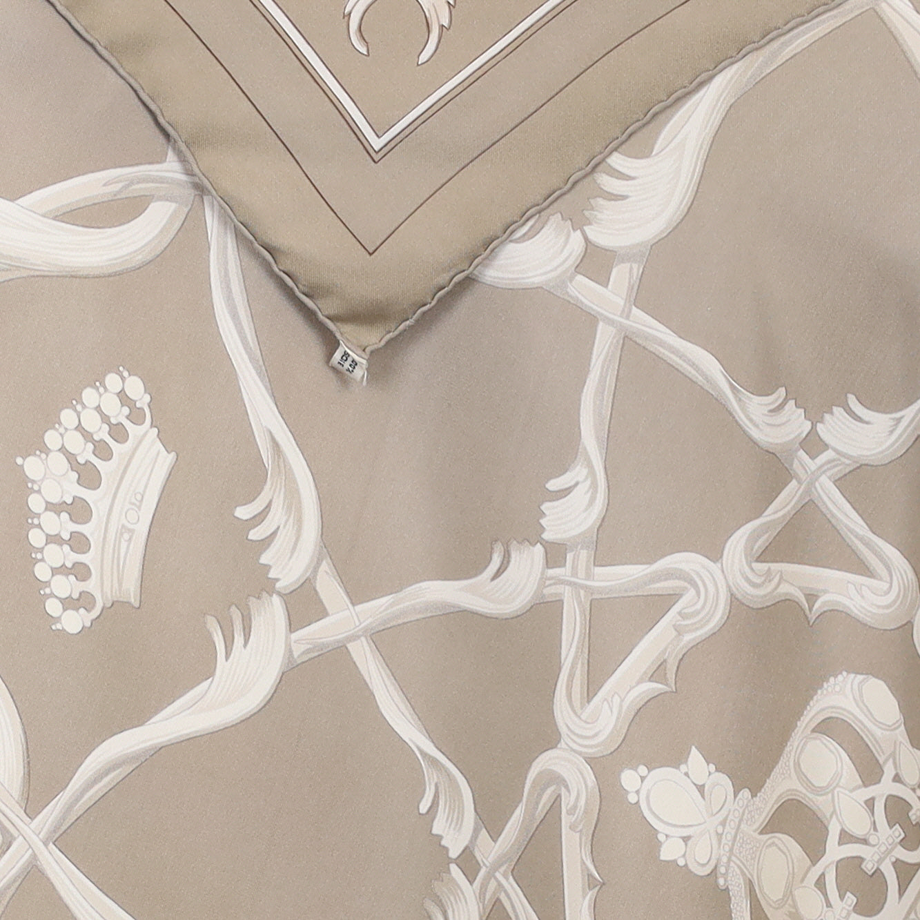 Hermès Couronnes Silk Scarf