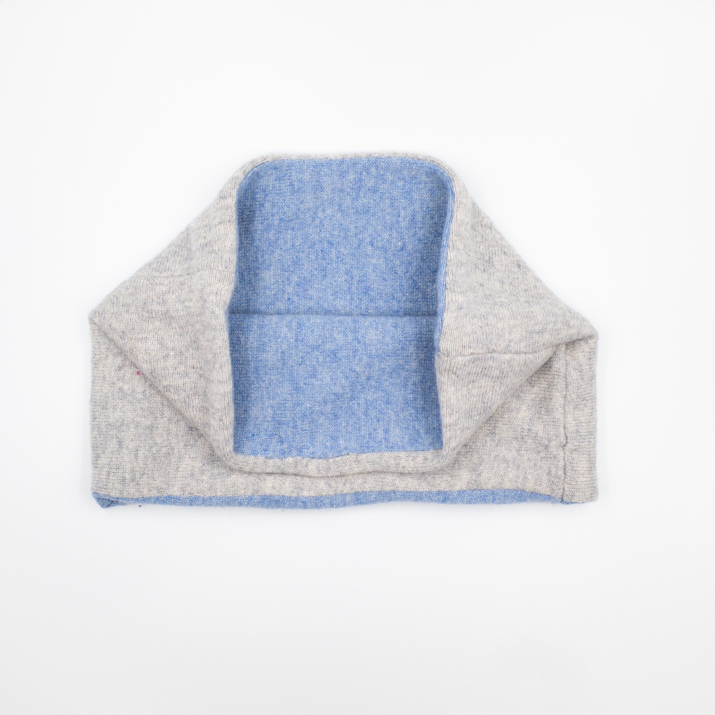 Men’s Smoke Grey and Pale Denim Neck Warmer