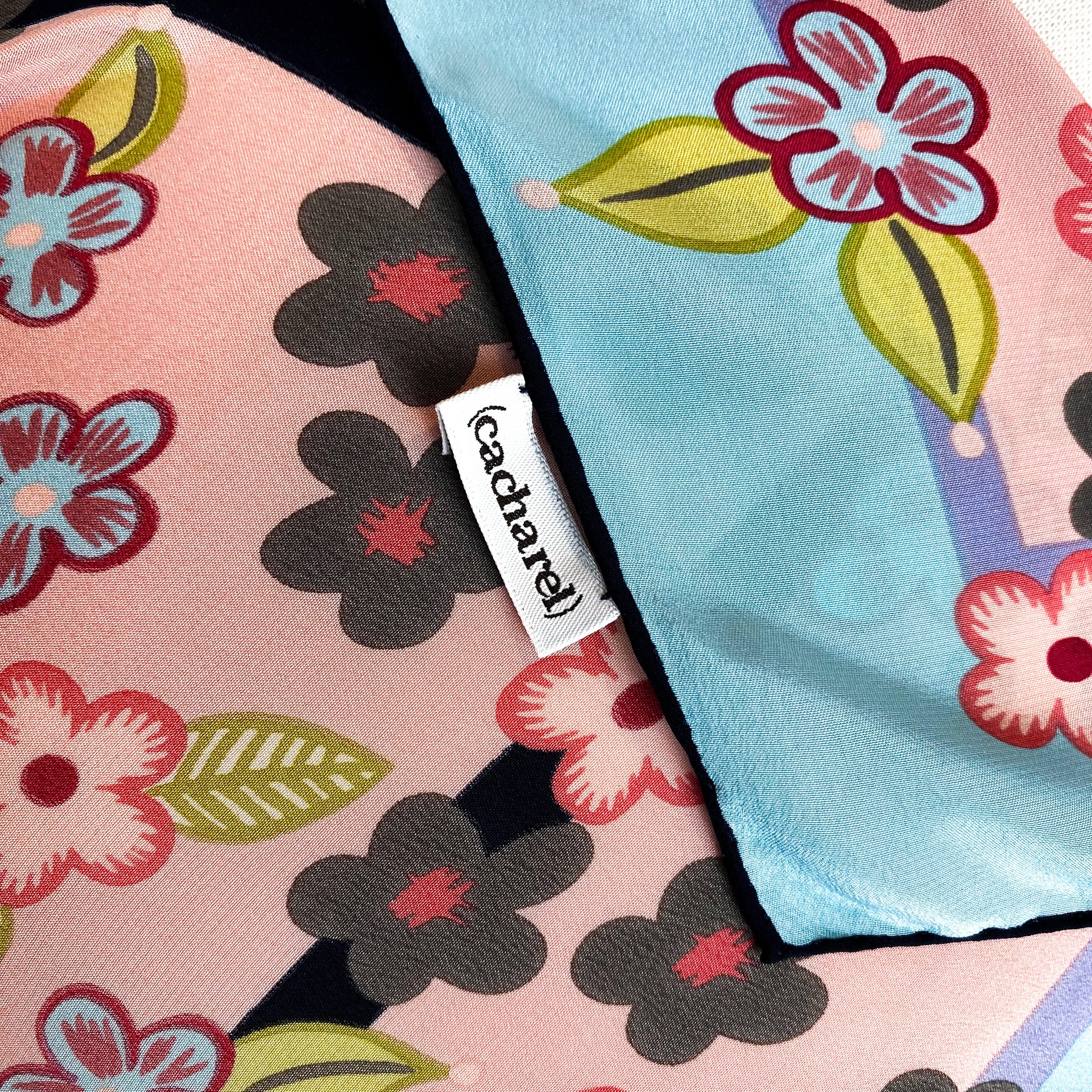 Striking Cacharel Vintage Silk Scarf