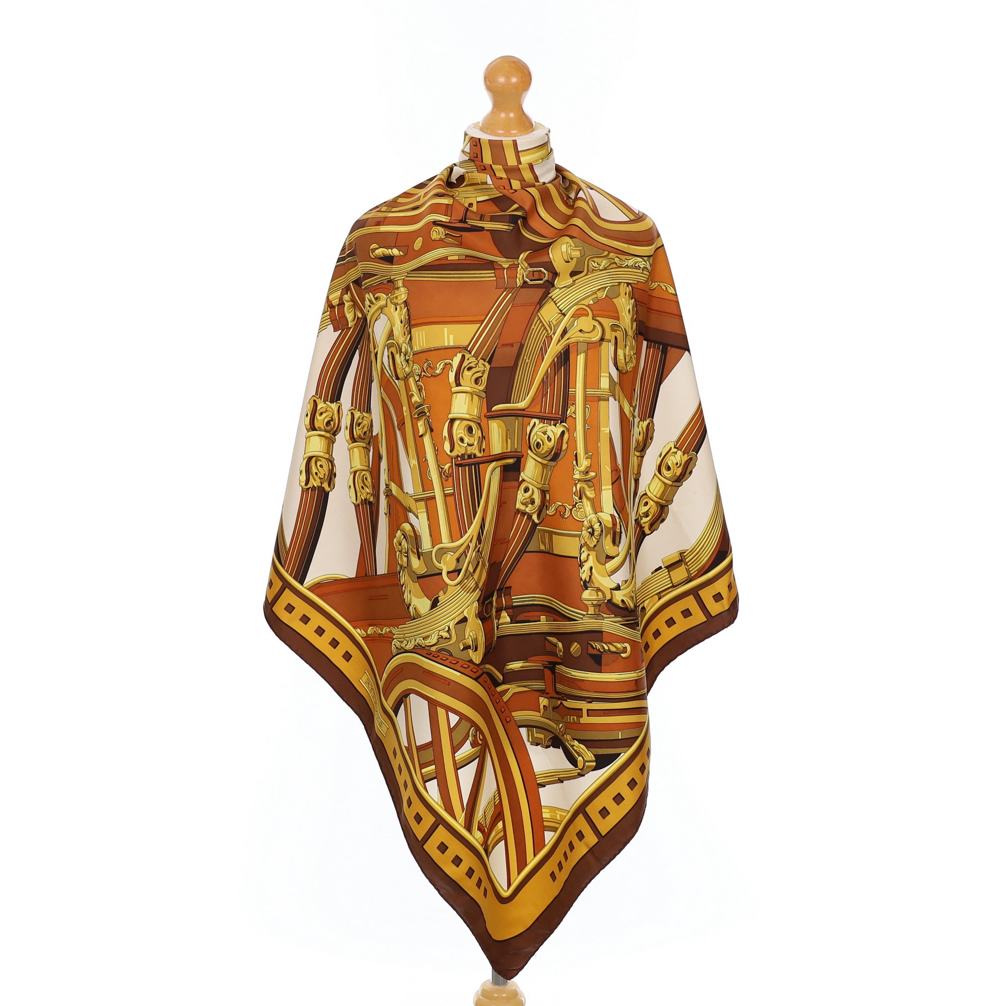 Hermès Rythmes Silk Scarf