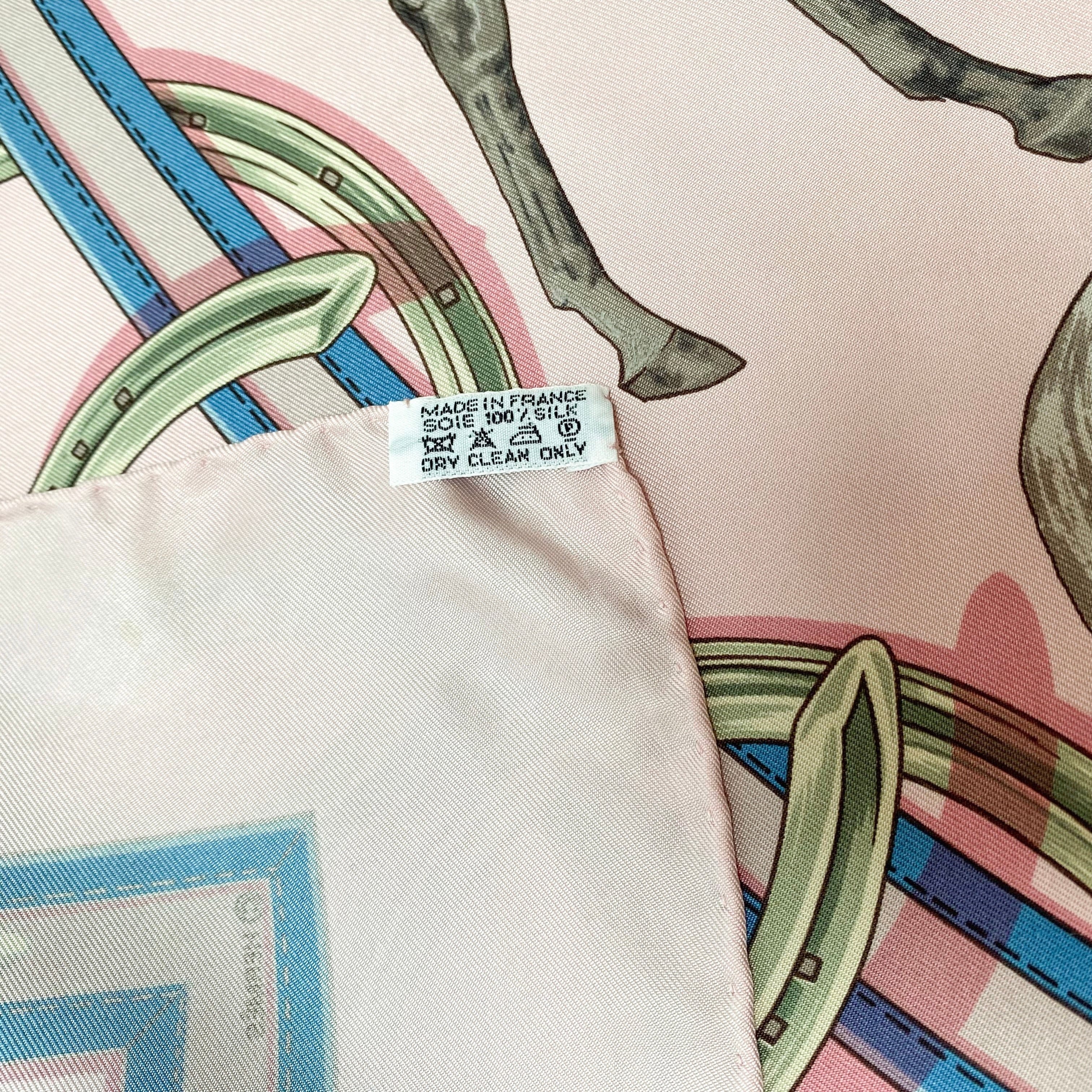 Boxed Hermès La Ronde Des Jockeys Silk Scarf