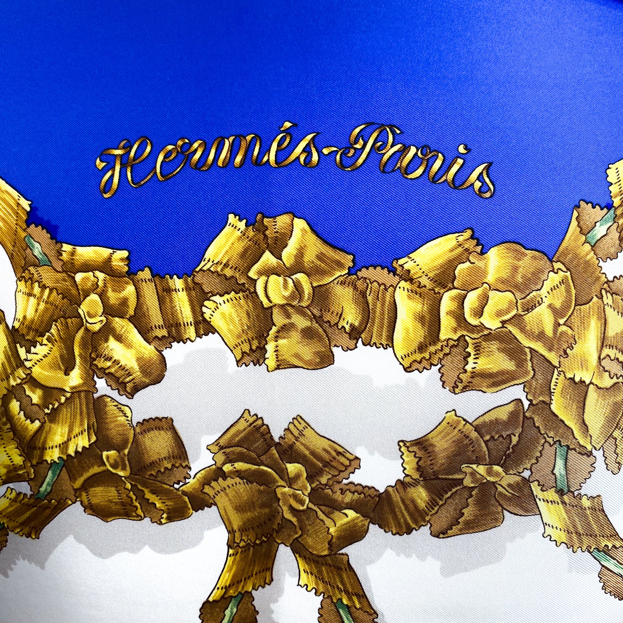 Boxed Hermes Le Sacre du Printemps Vintage Silk Scarf