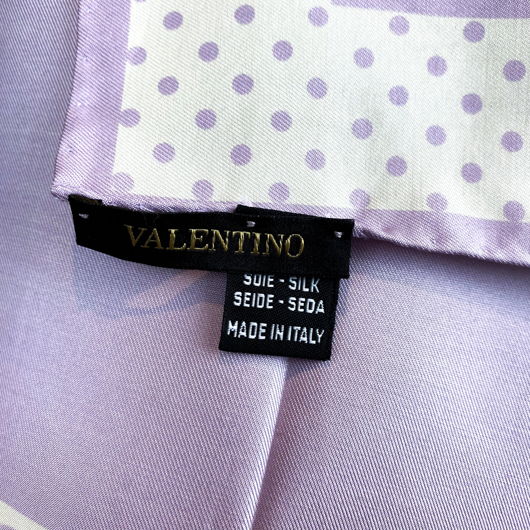 Immaculate Valentino Designer Silk Scarf