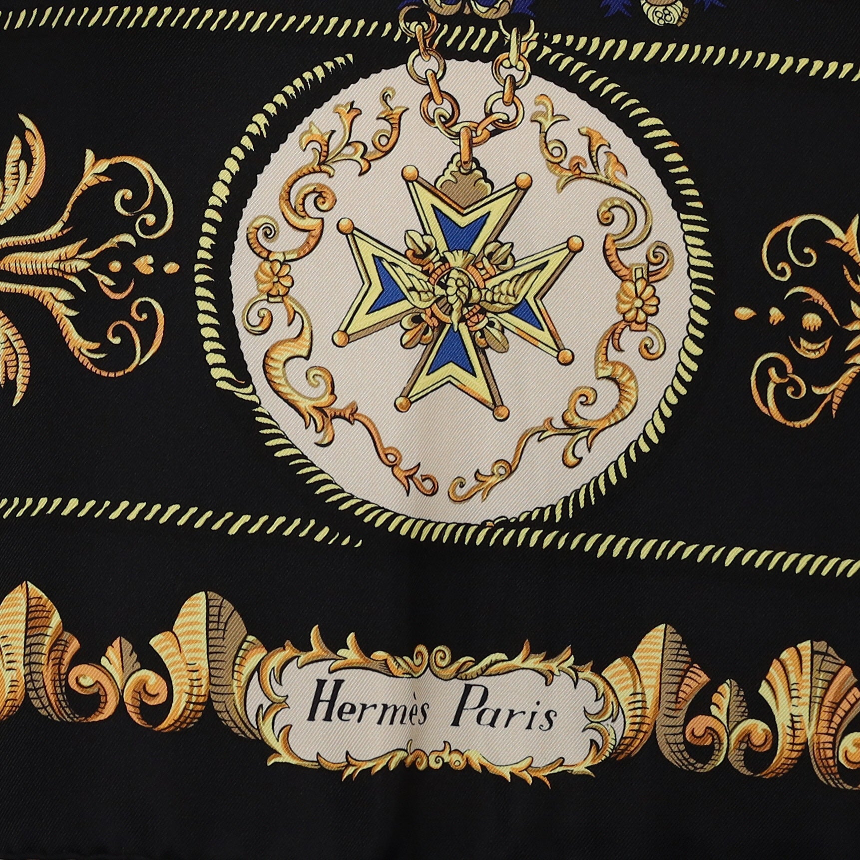 Hermès Lvdovicvs Magnvs Vintage Silk Scarf