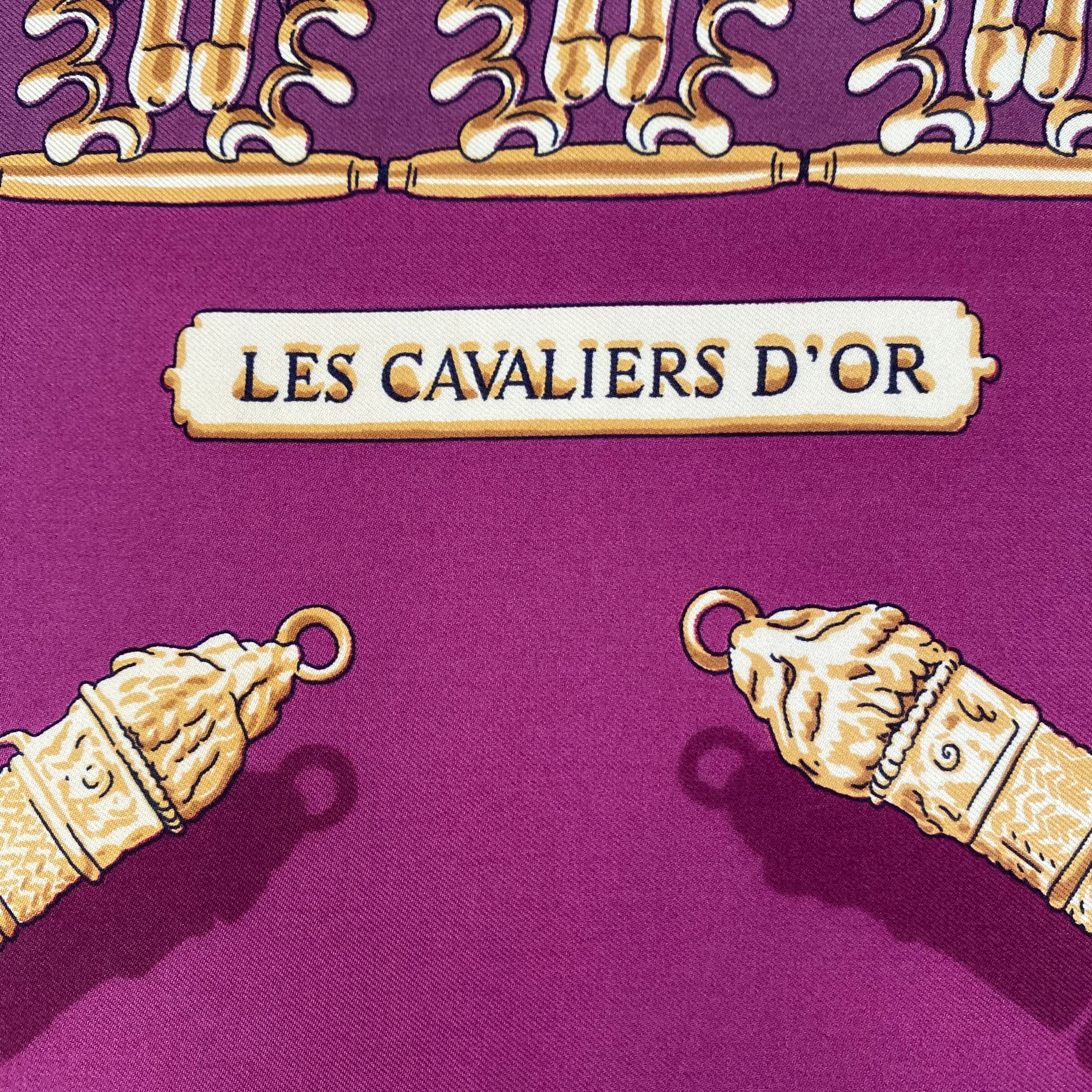 Hermès Les Cavaliers D’or Silk Scarf