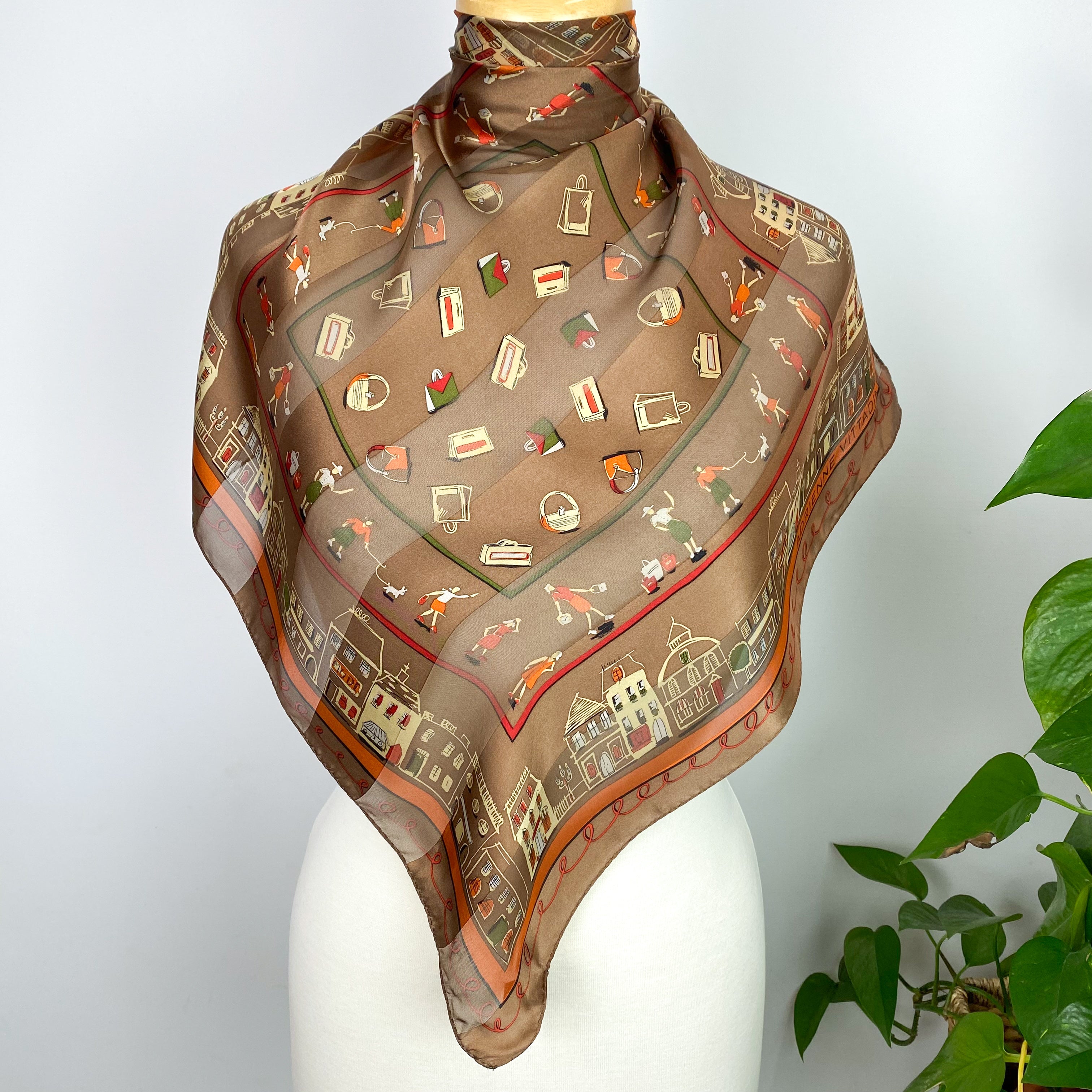 Modern Adrienne Vittadini Silk Scarf