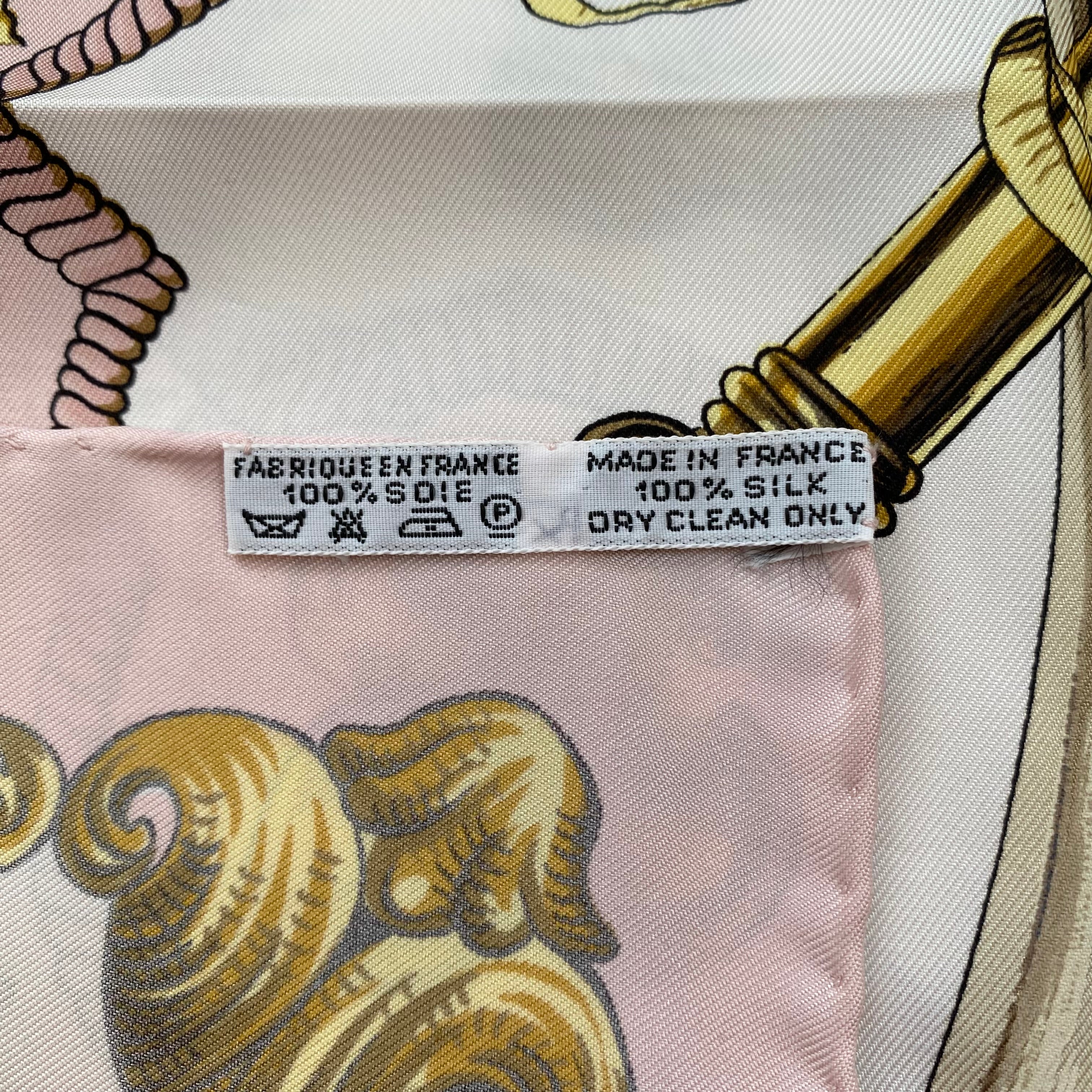 Pristine Hermès Lvdovicvs Magnvs Silk Scarf Quite Rare