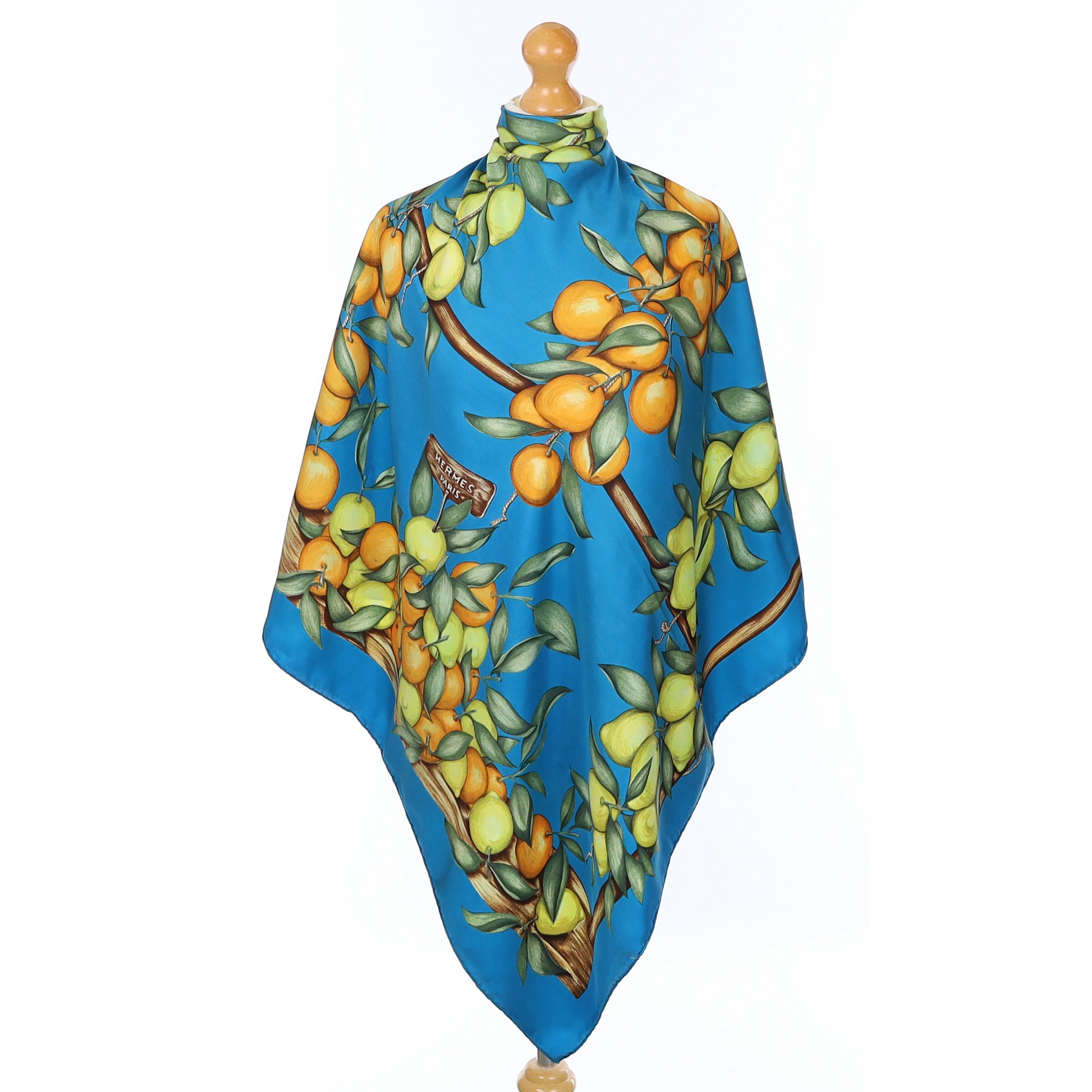 Hermès Oranges et Citrons Silk Scarf Quite Rare