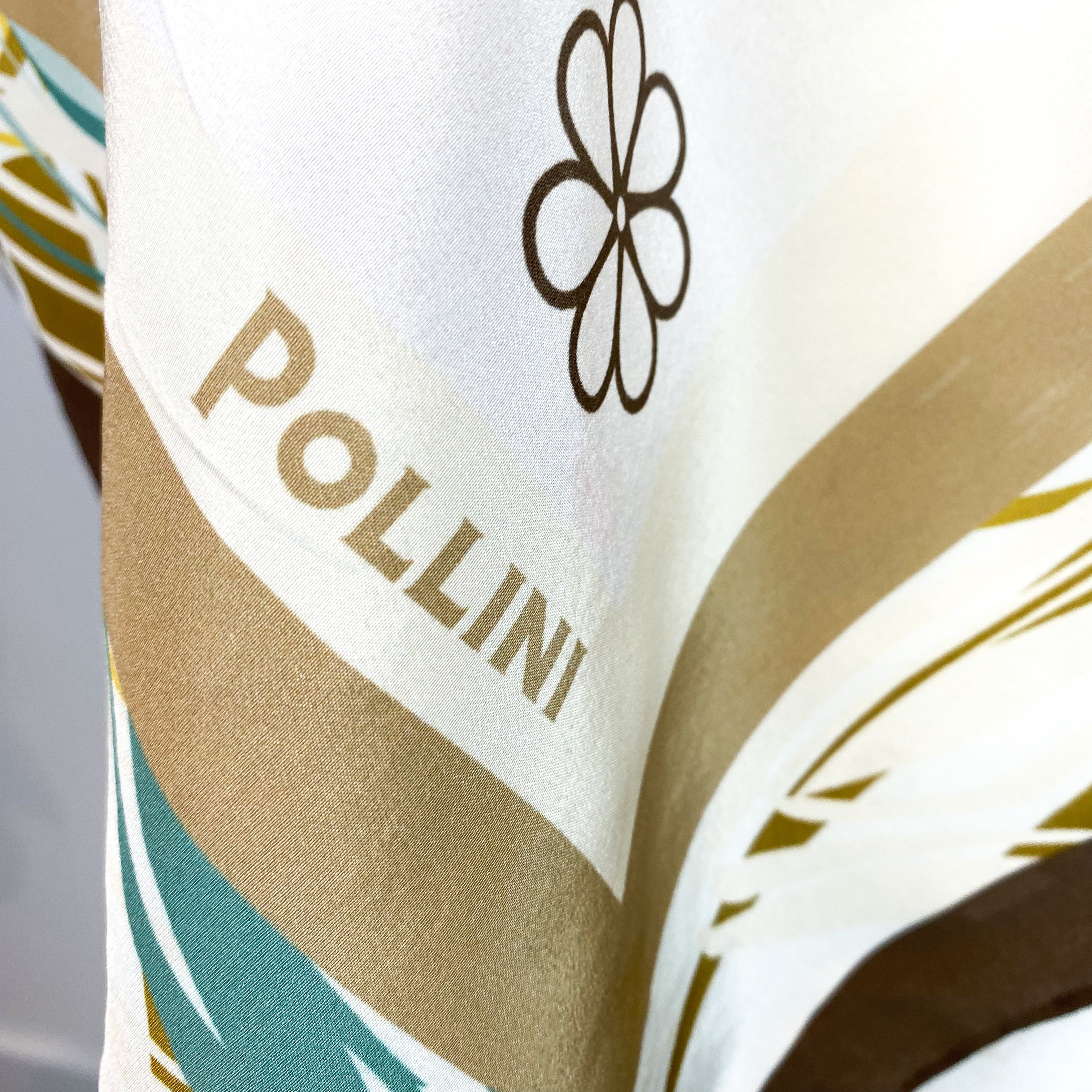 Pollini Designer Italian Silk Scarf