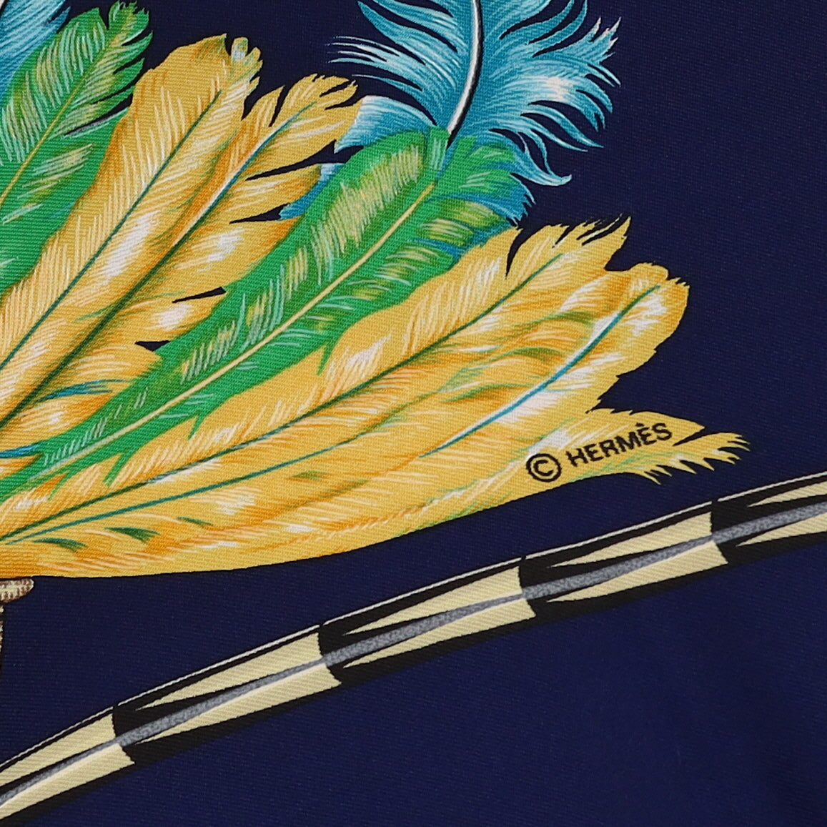 Brand New Boxed Hermès Brazil Silk Scarf
